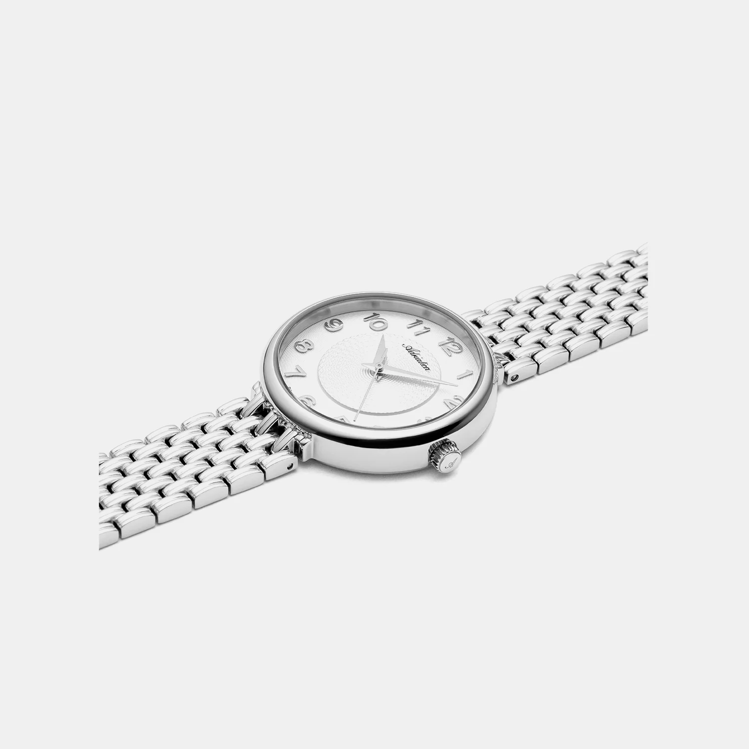 Essence Women Quartz Silver Dial Analog Stainless Steel Watch A3791.5123Q - Image 2