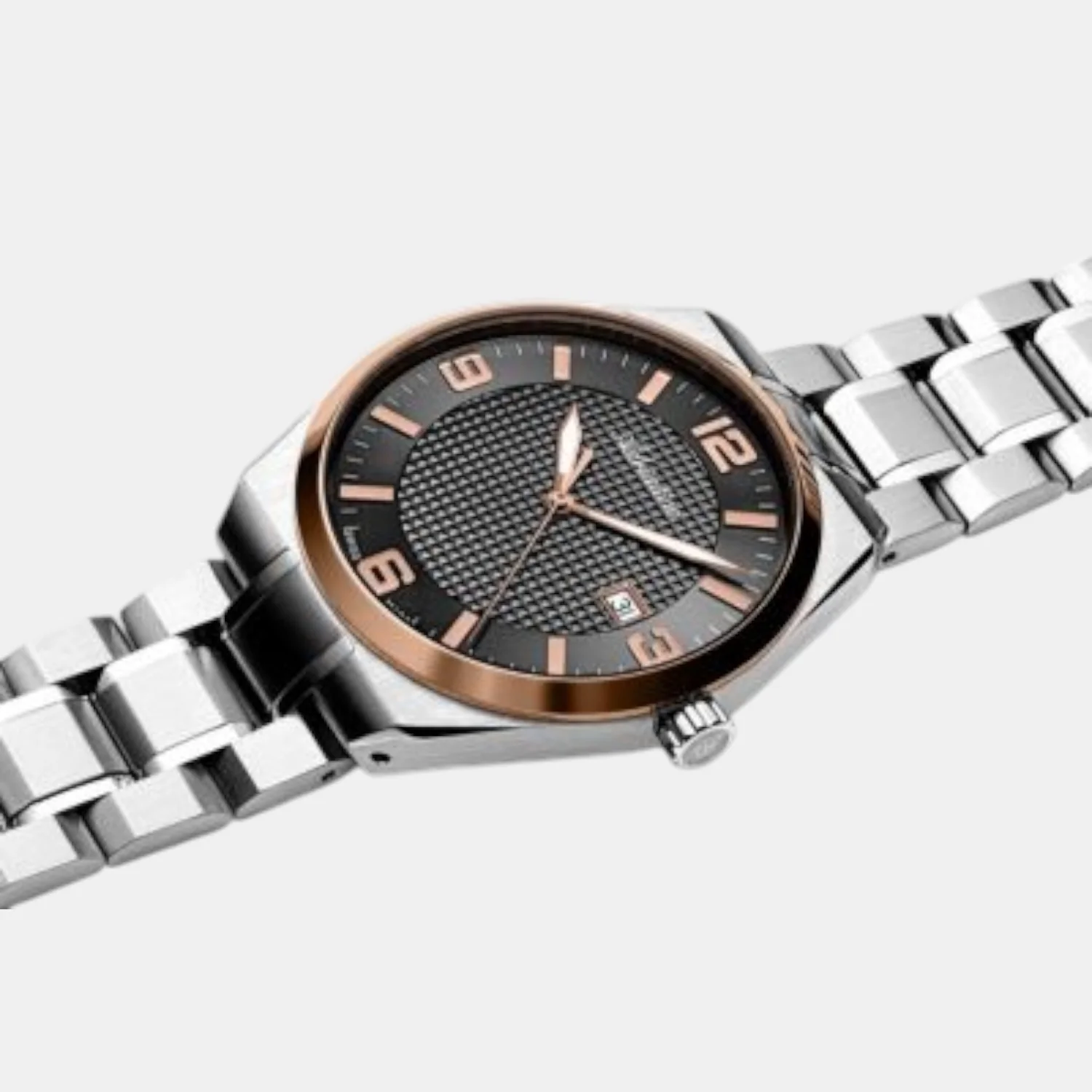 Men Quartz Gun Dial Analog Stainless Steel Watch A8343.R156Q - Image 3