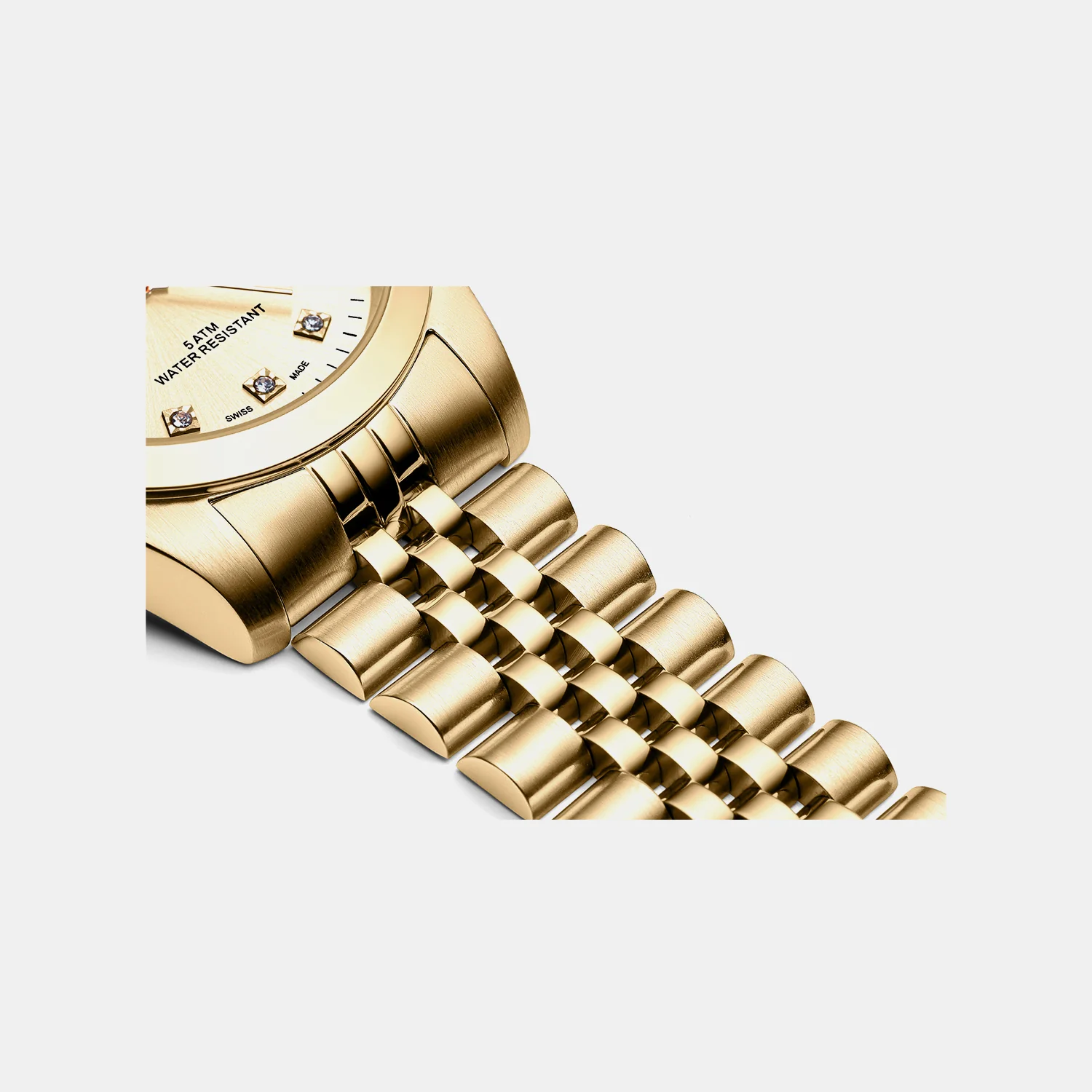 Pairs Women Quartz Champagne Dial Analog Stainless Steel Watch A3199.1181Q - Image 3