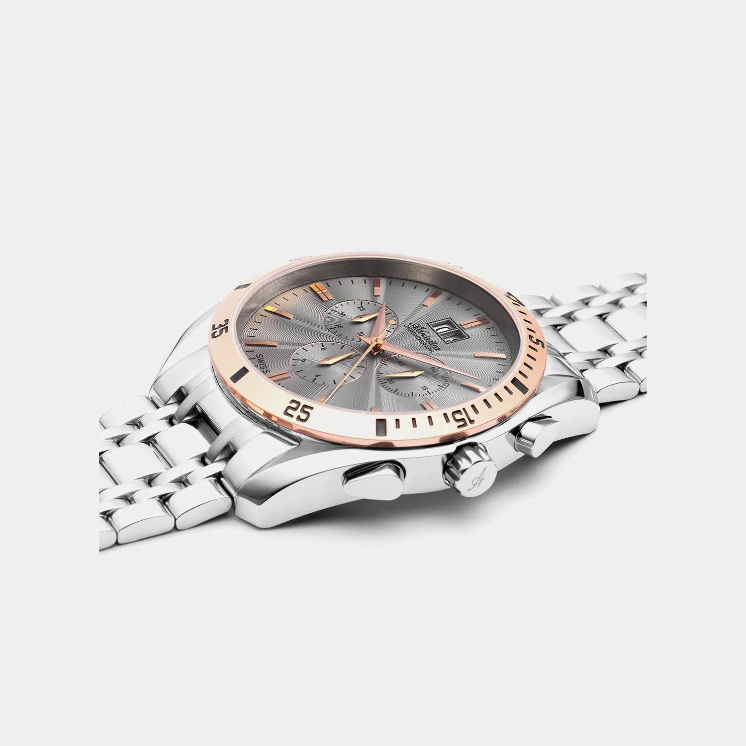 Passion Men Quartz Grey Dial Chronograph Stainless Steel Watch A8202.R117CH - Image 2