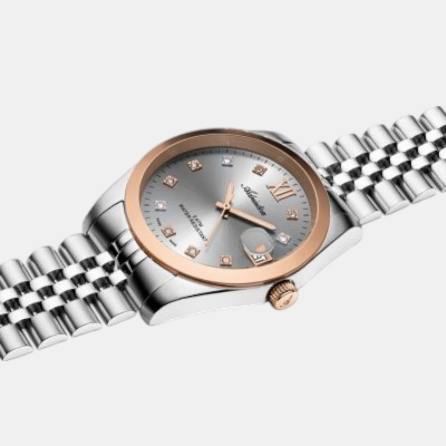 Women Quartz Grey Dial Analog Stainless Steel Watch A3199.R187Q - Image 3