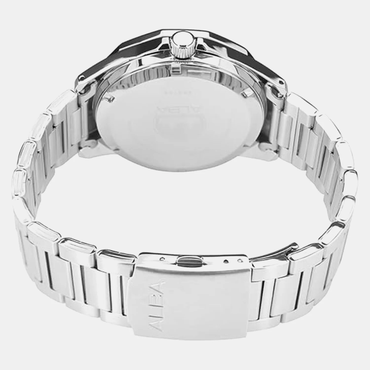 Active Men Automatic Blue Dial Analog Stainless Steel Watch AL4549X1 - Image 4