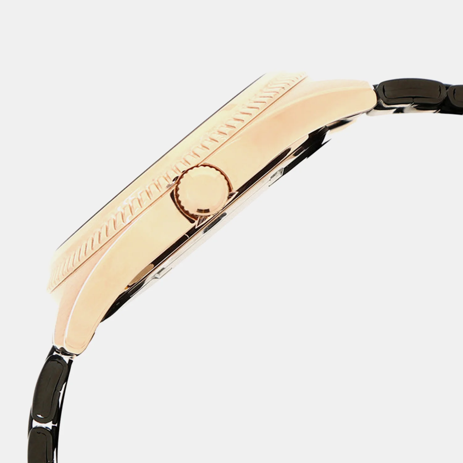 Men Quartz Black Dial Analog Stainless Steel Watch AS9T56X1 - Image 4