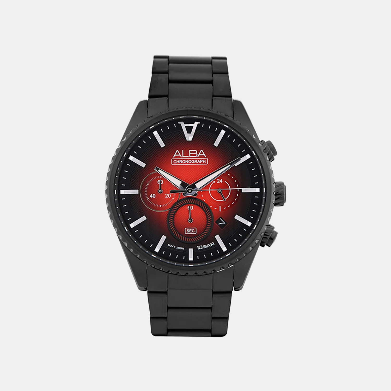 Signa Men Quartz Dual Tone Dial Chronograph Stainless Steel Watch AT3H91X1