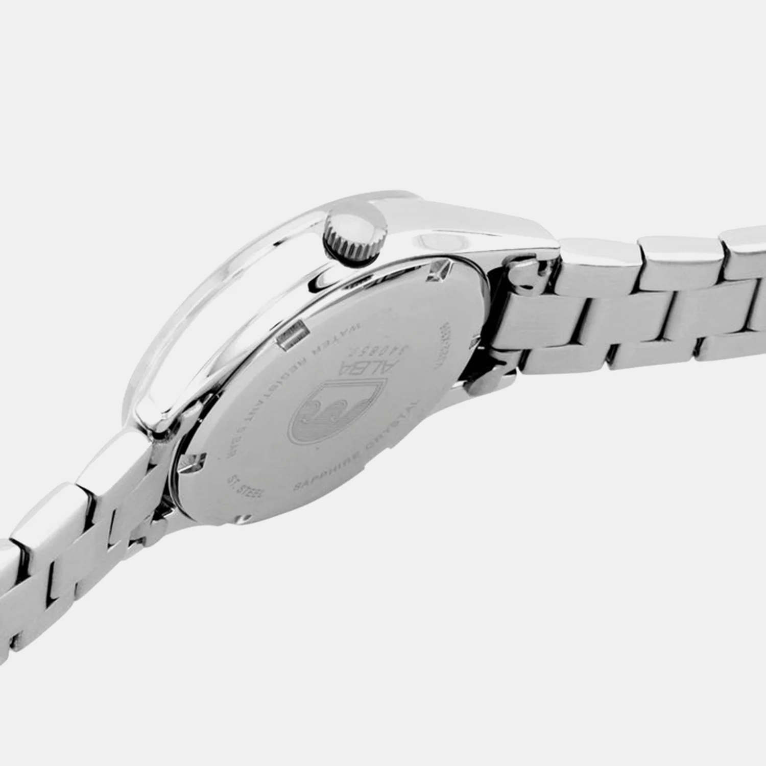 Women Quartz Black Dial Analog Stainless Steel Watch AH7BQ7X1 - Image 4