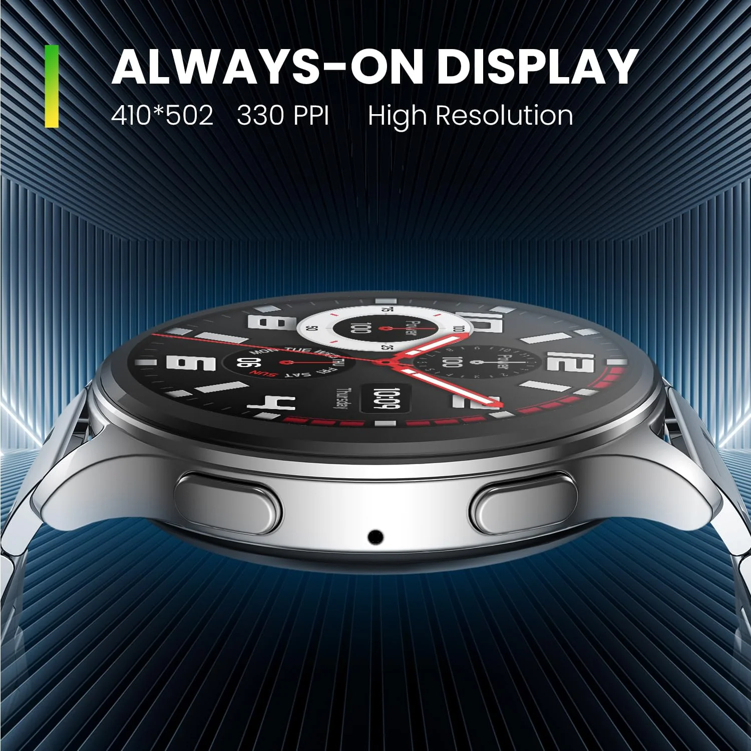 Pop Unisex Quartz Black Dial Digital Silicone Watch Pop 3r Metallic Black - Image 3