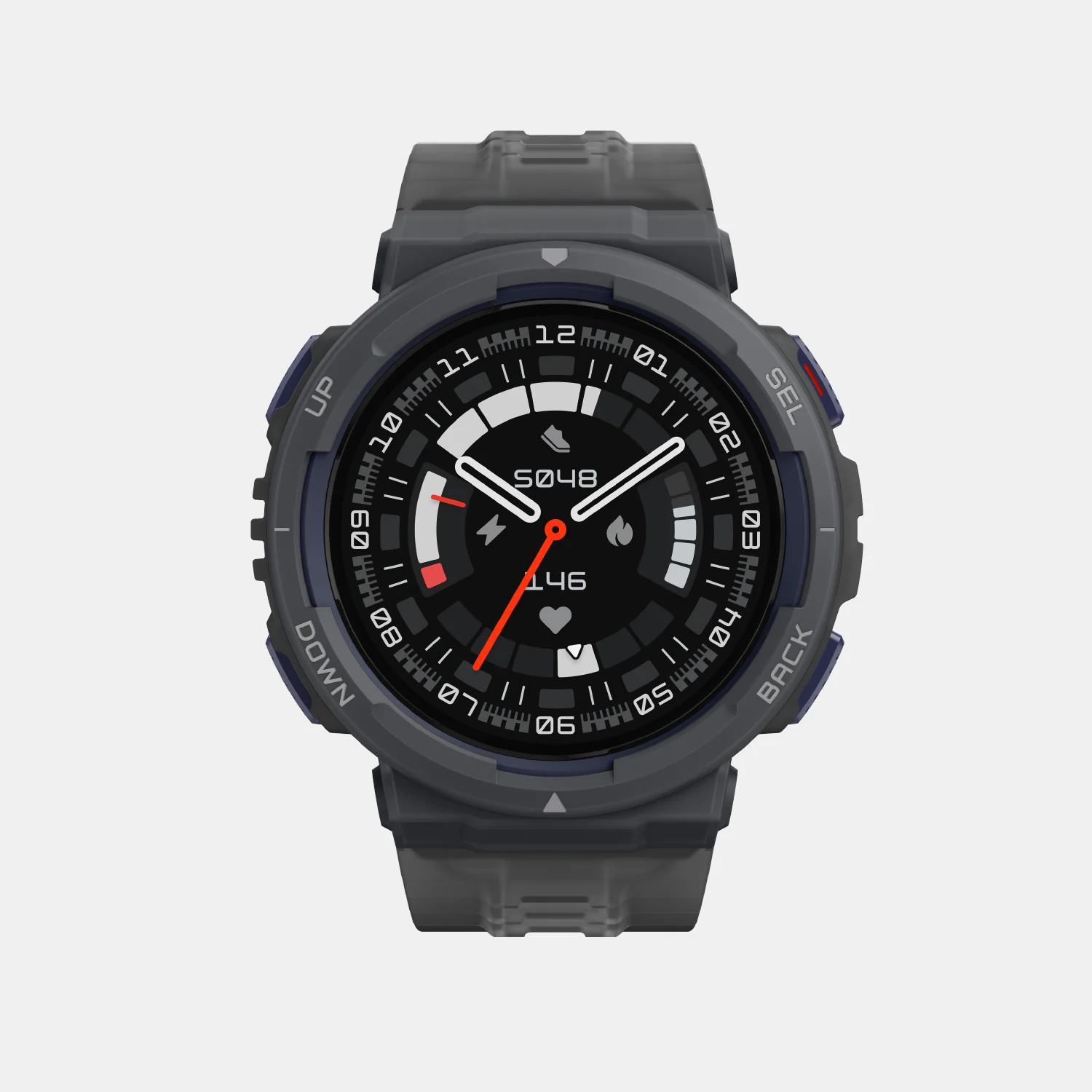 Unisex Processor Midnight Pulse Dial LCD Silicone Watch AMAZFIT ACTIVE EDGE MIDNIGHT PULSE - Image 2