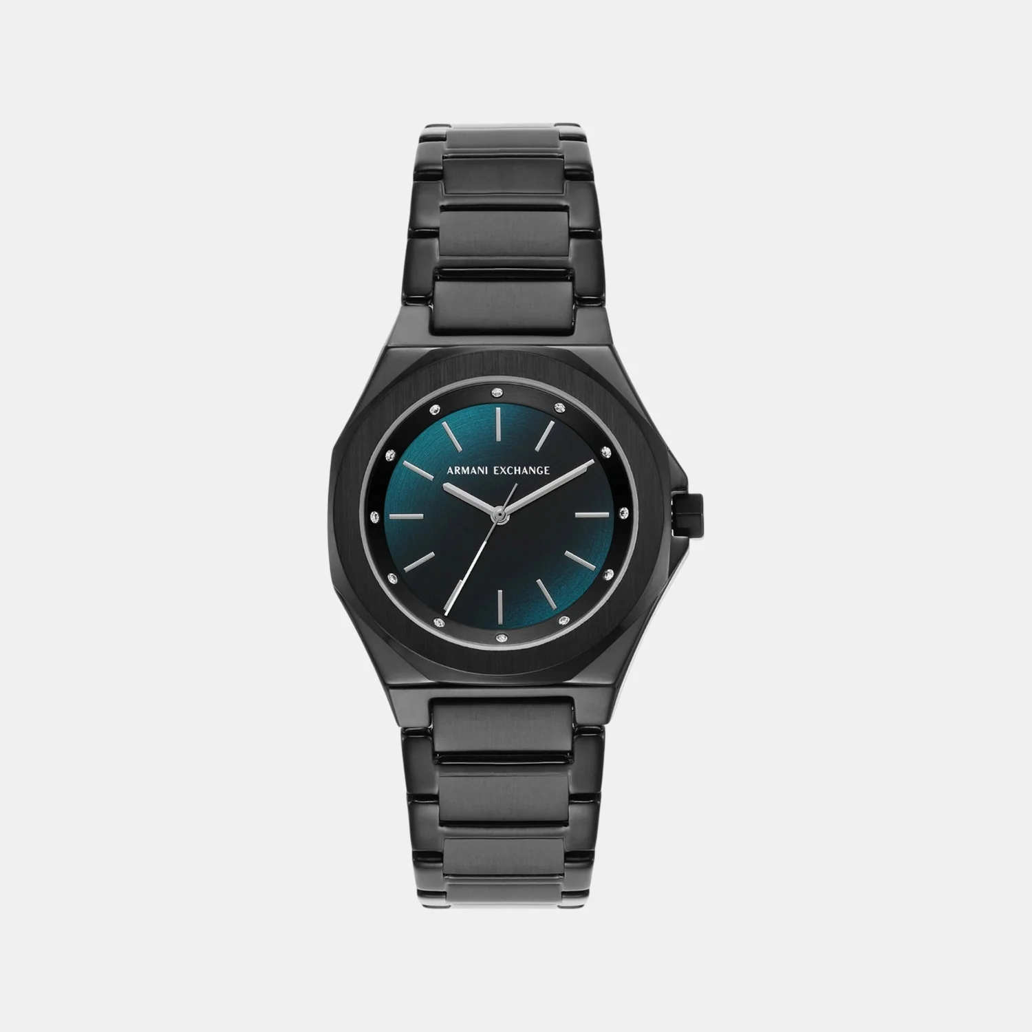 Andrea Women Quartz Blue Dial Analog Stainless Steel Watch AX4609