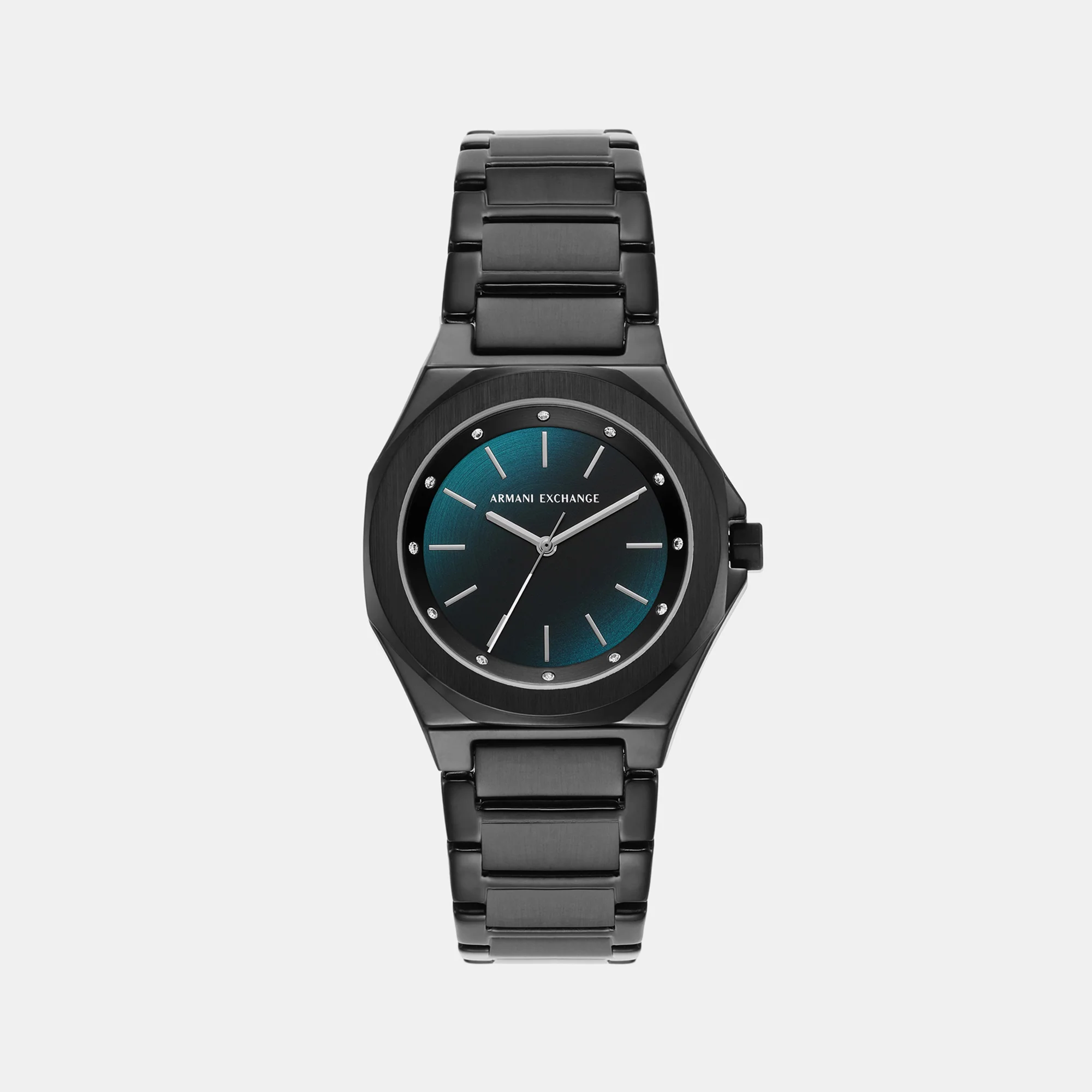 Andrea Women Quartz Blue Dial Analog Stainless Steel Watch AX4609 - Image 2