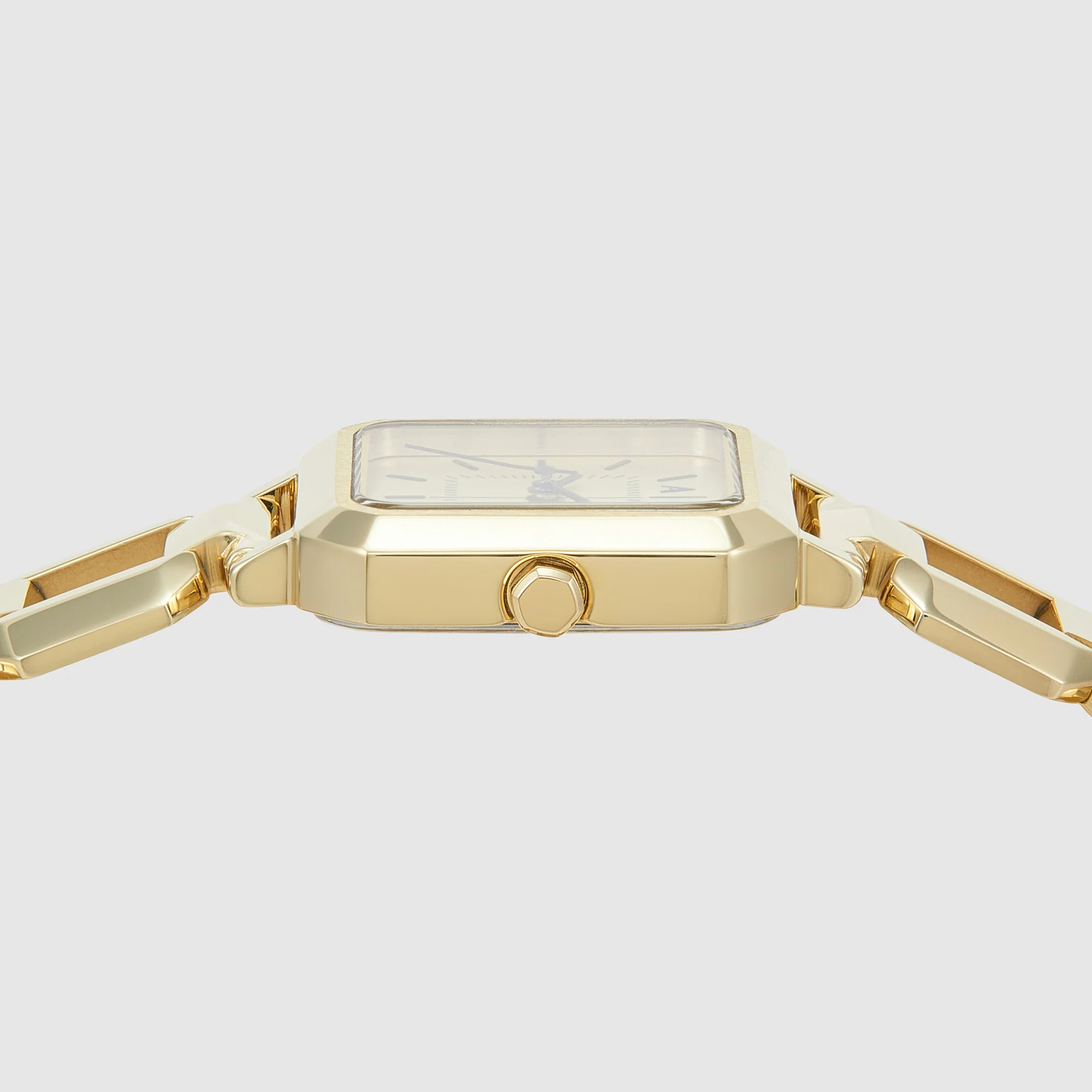 Leila Women Quartz Gold Dial Analog Stainless Steel Watch AX5721 - Image 2