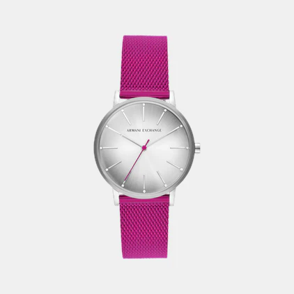 Lola Women Quartz Grey Dial Analog Stainless Steel Watch AX5616 - Image 2