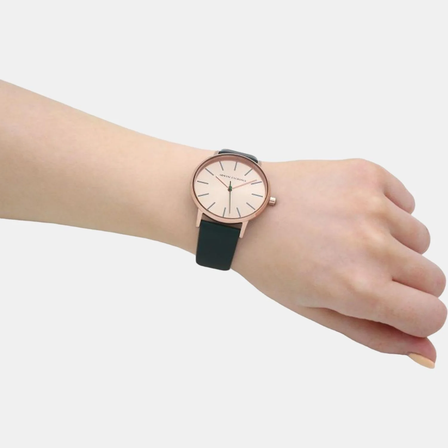 Lola Women Quartz Rose Gold Dial Analog Leather Watch AX5577 - Image 7