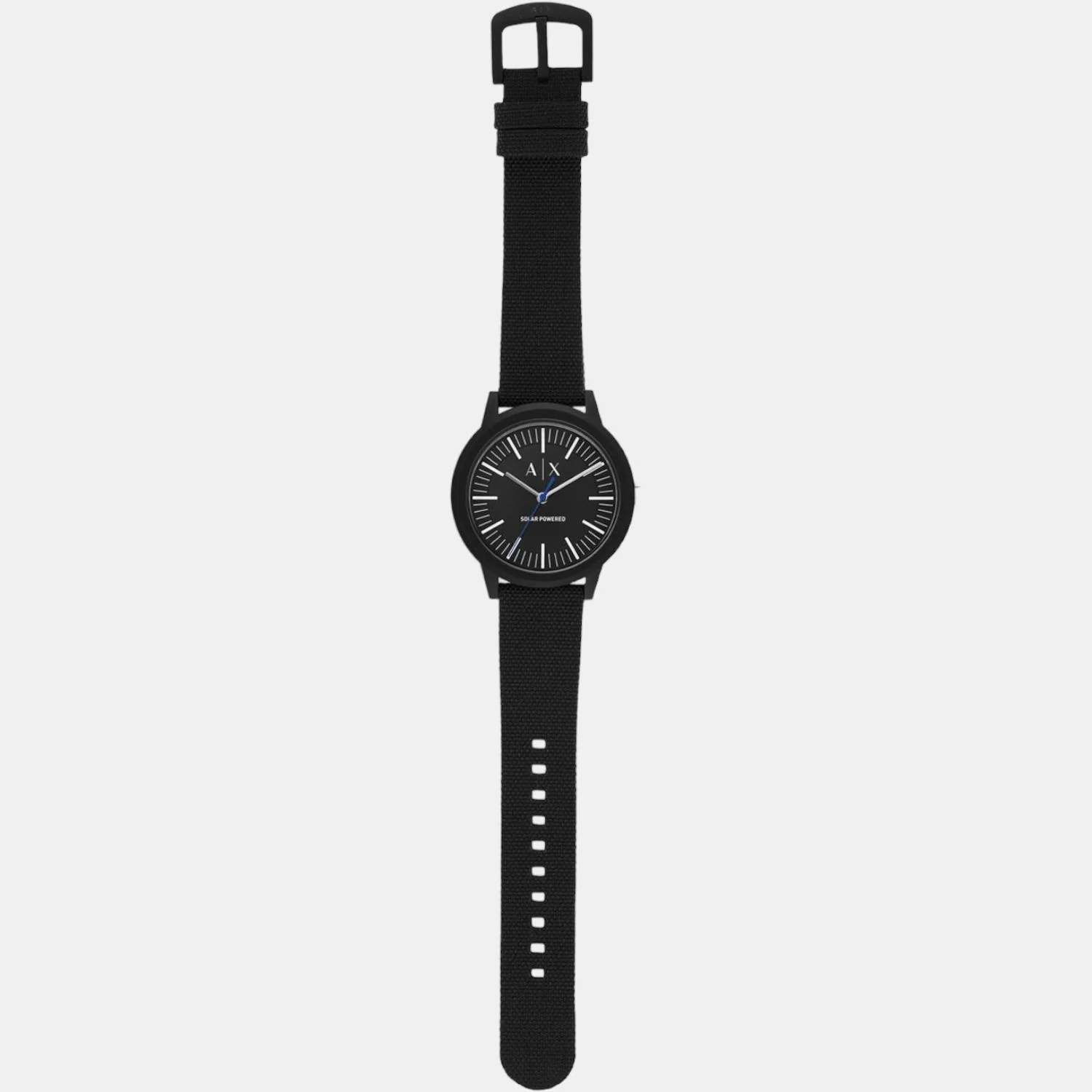 Men Black Dial Silicone Watch AX2735 - Image 2
