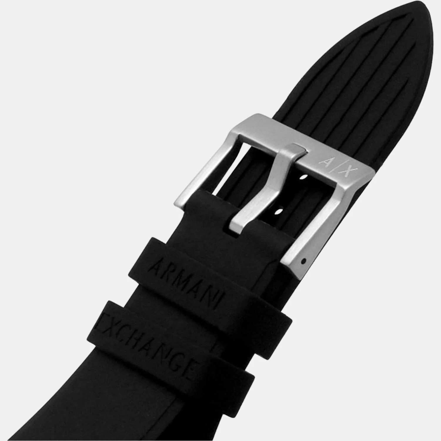Men Quartz Black Dial Analog Silicone Watch AX2520 - Image 6