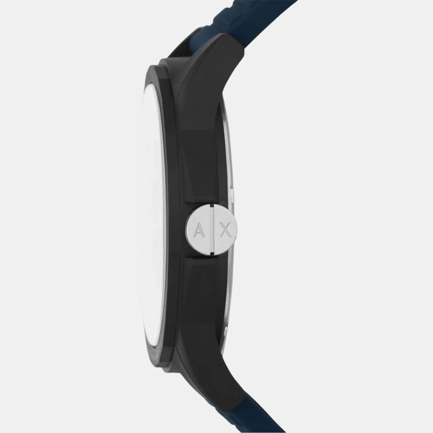Men Quartz Black Dial Analog Silicone Watch AX2521 - Image 3