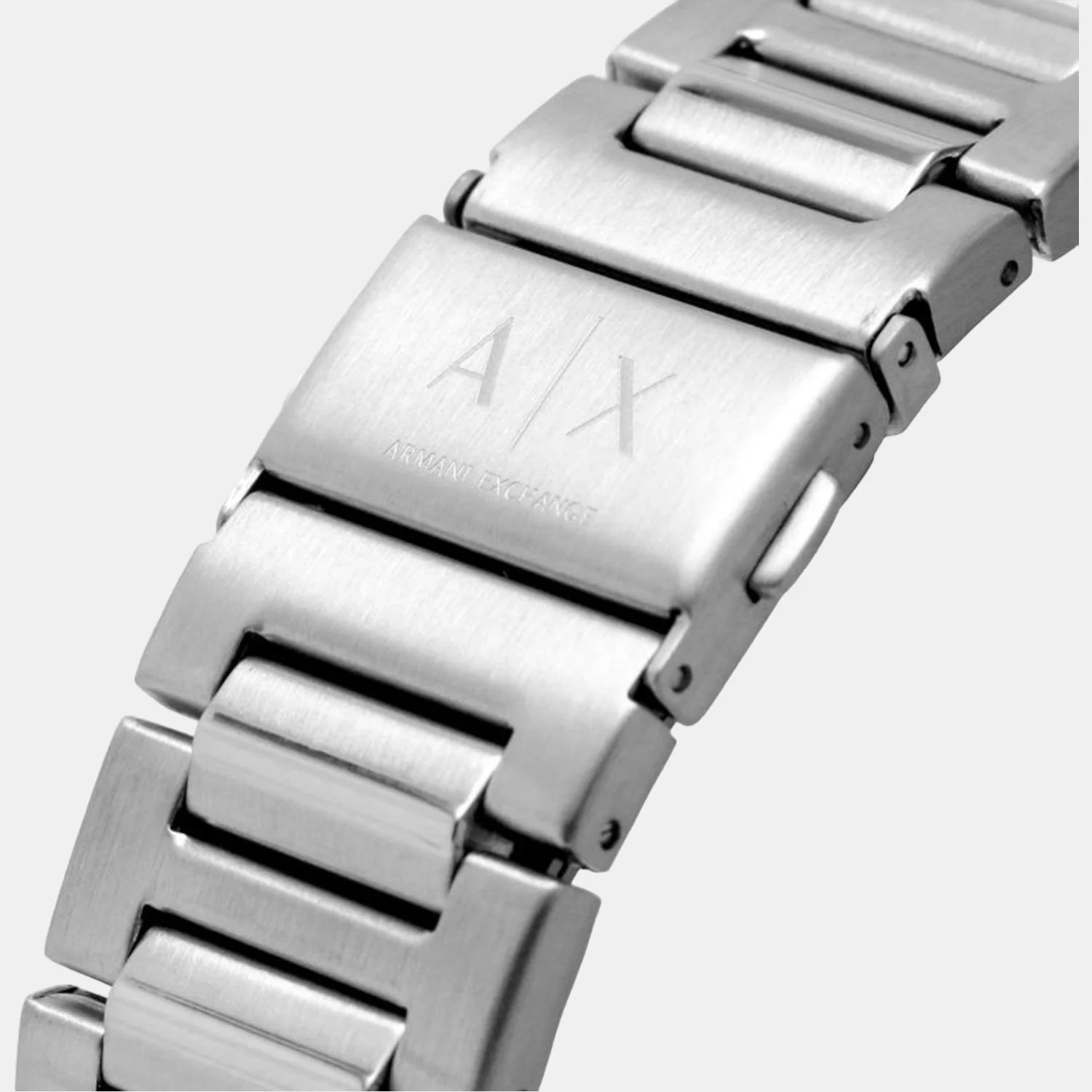 Men Quartz Black Dial Analog Stainless Steel Watch AX1733 - Image 6