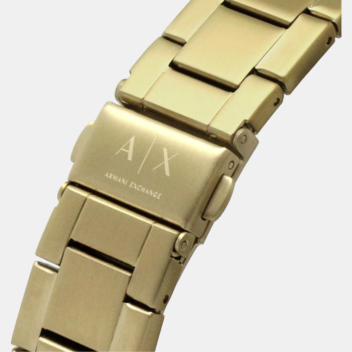 Men Quartz Gold Dial Analog Stainless Steel Watch AX1854 - Image 6