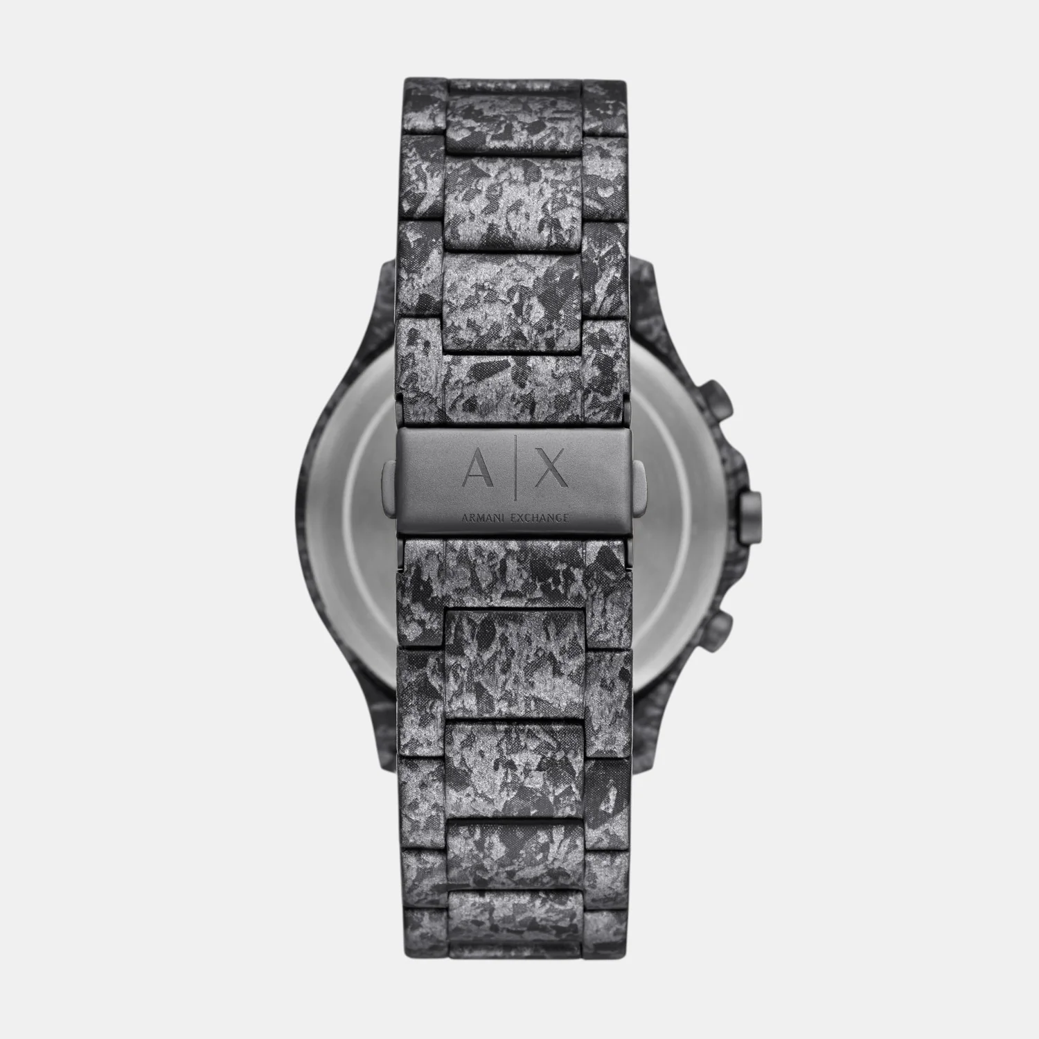 Men Quartz Grey Dial Chronograph Stainless Steel Watch AX2462 - Image 4
