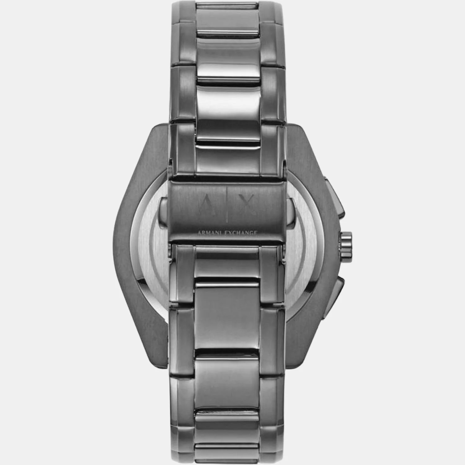 Men Quartz Grey Dial Chronograph Stainless Steel Watch AX2851 - Image 2