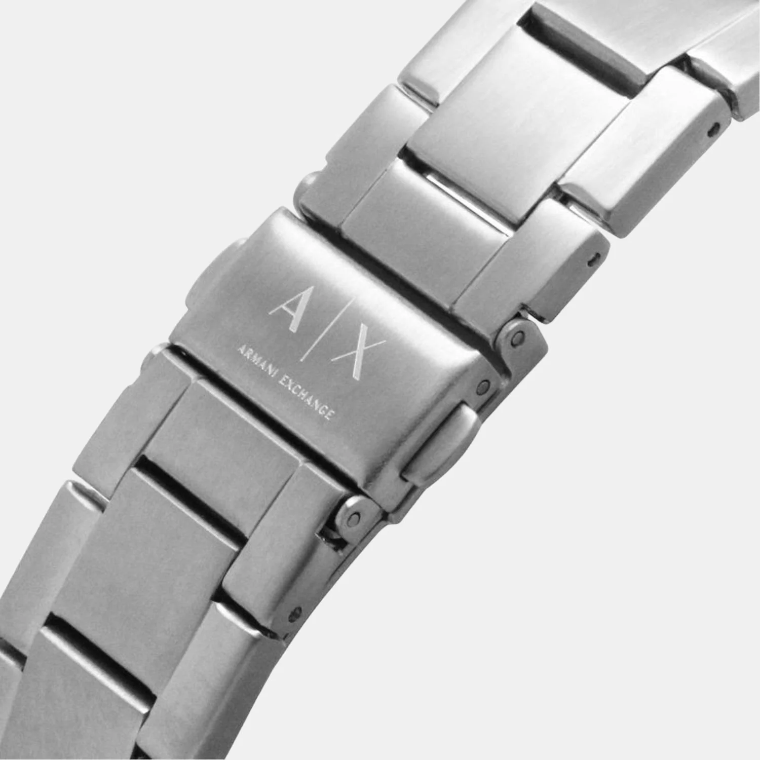 Men Quartz White Dial Analog Stainless Steel Watch AX1853 - Image 7