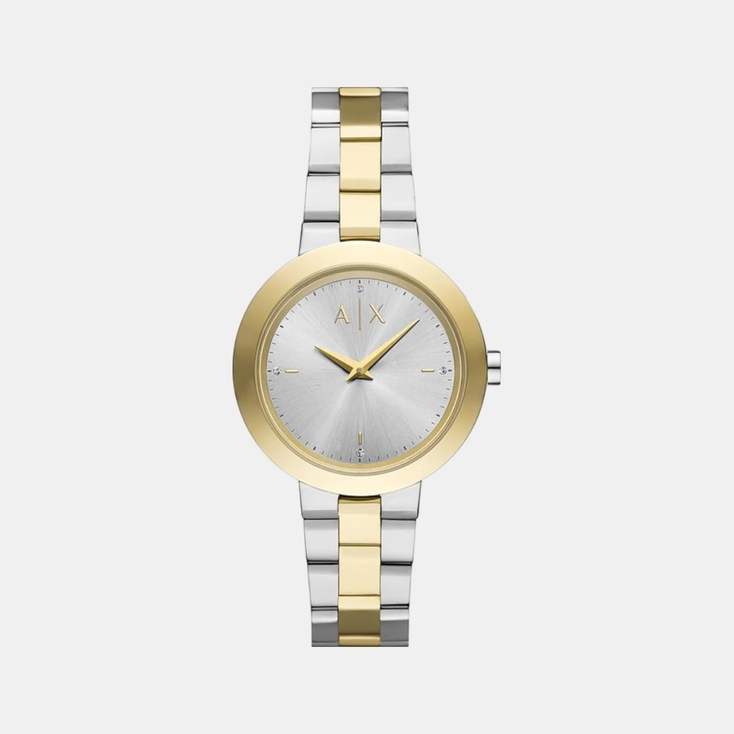 Na Women Quartz Silver Dial Analog Stainless Steel Watch AX5171 - Image 2