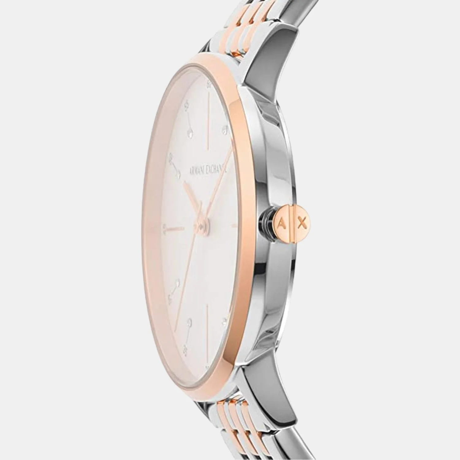 Na Women Quartz Silver Dial Analog Stainless Steel Watch AX5580 - Image 3