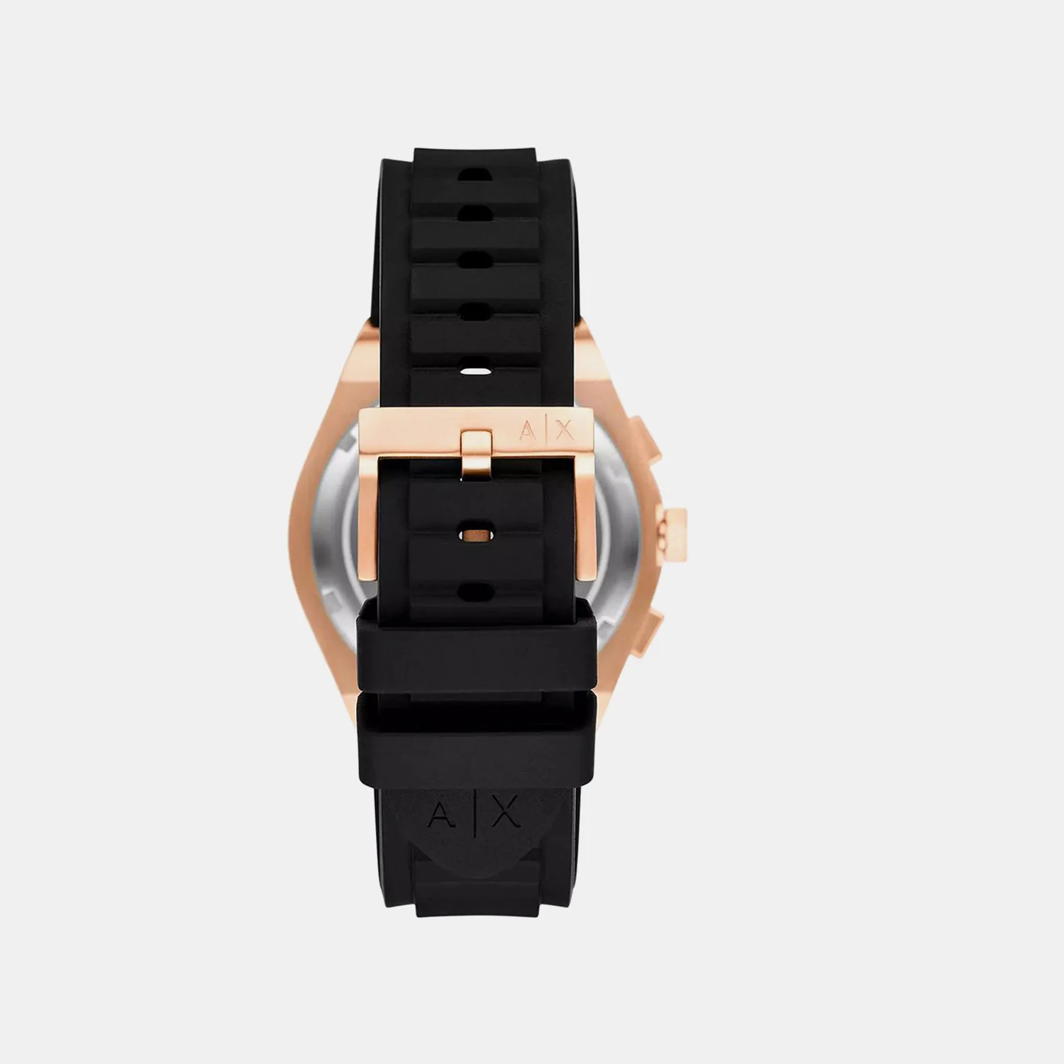 Sync Men Quartz Black Dial Analog Silicone Watch AX4190 - Image 4