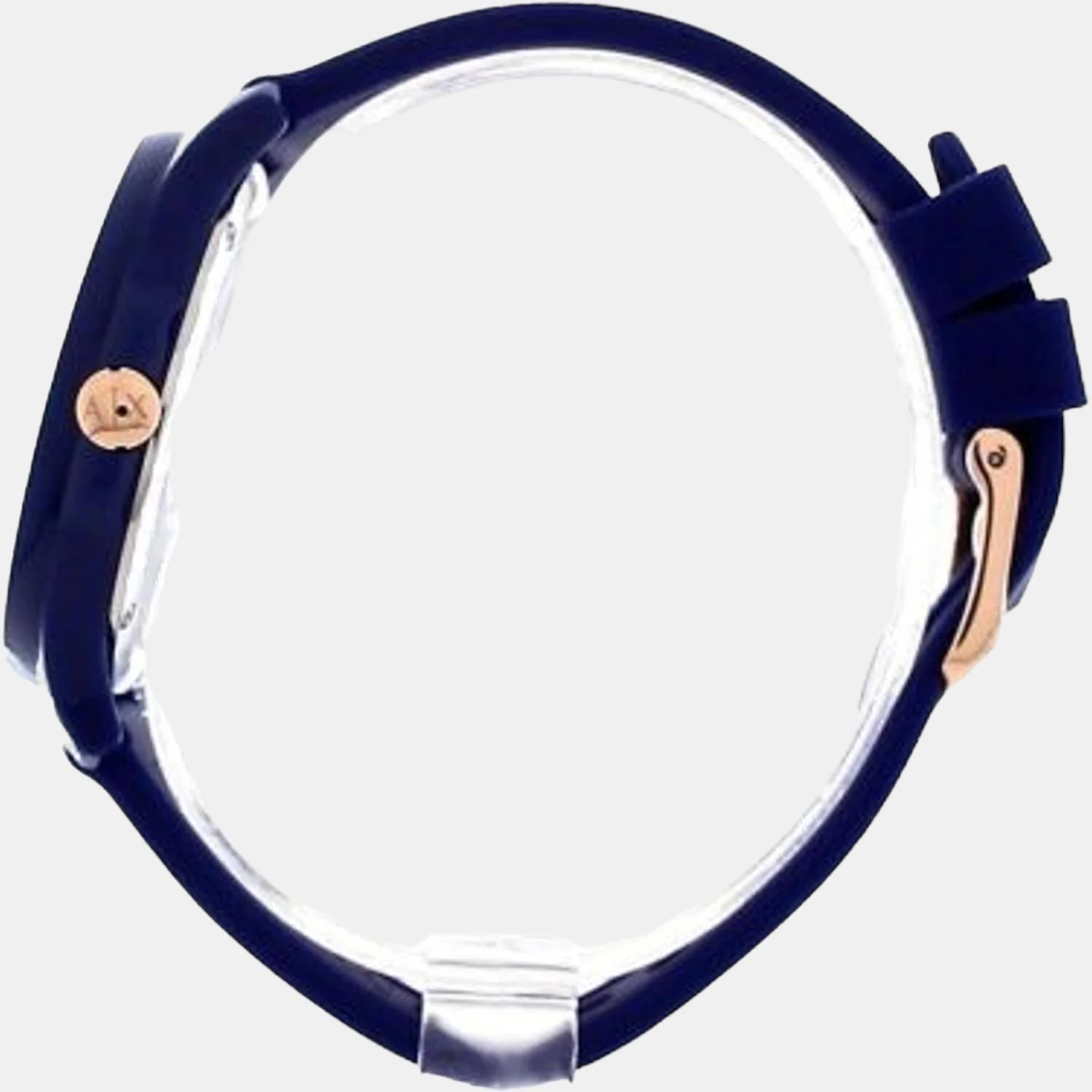 Women Quartz Blue Dial Analog Silicone Watch AX5266 - Image 8