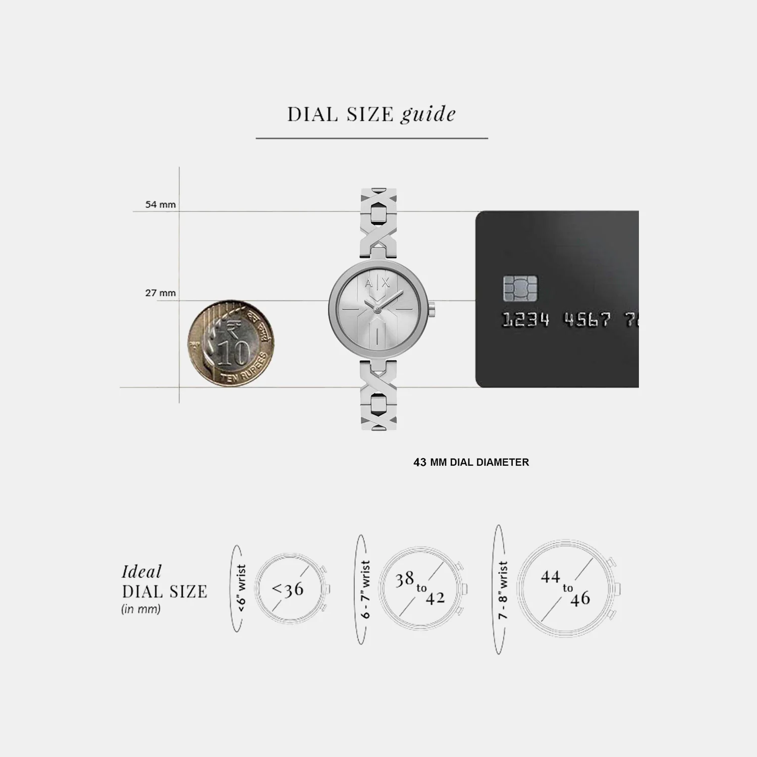 Women Quartz Silver Dial Analog Stainless Steel Watch AX5830 - Image 6