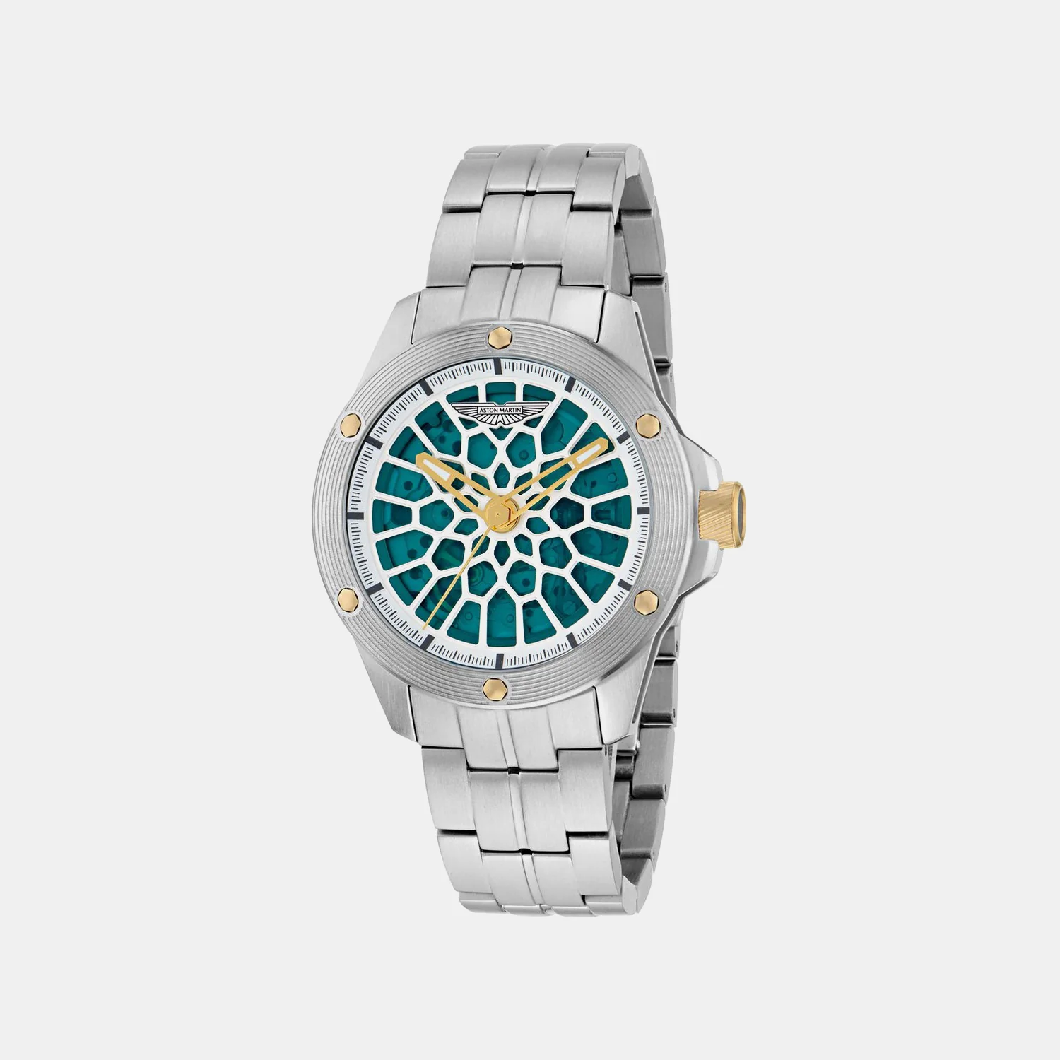 Aml Thrill Men Automatic Green Dial Analog Titanium Watch MTRR1F5053E - Image 4
