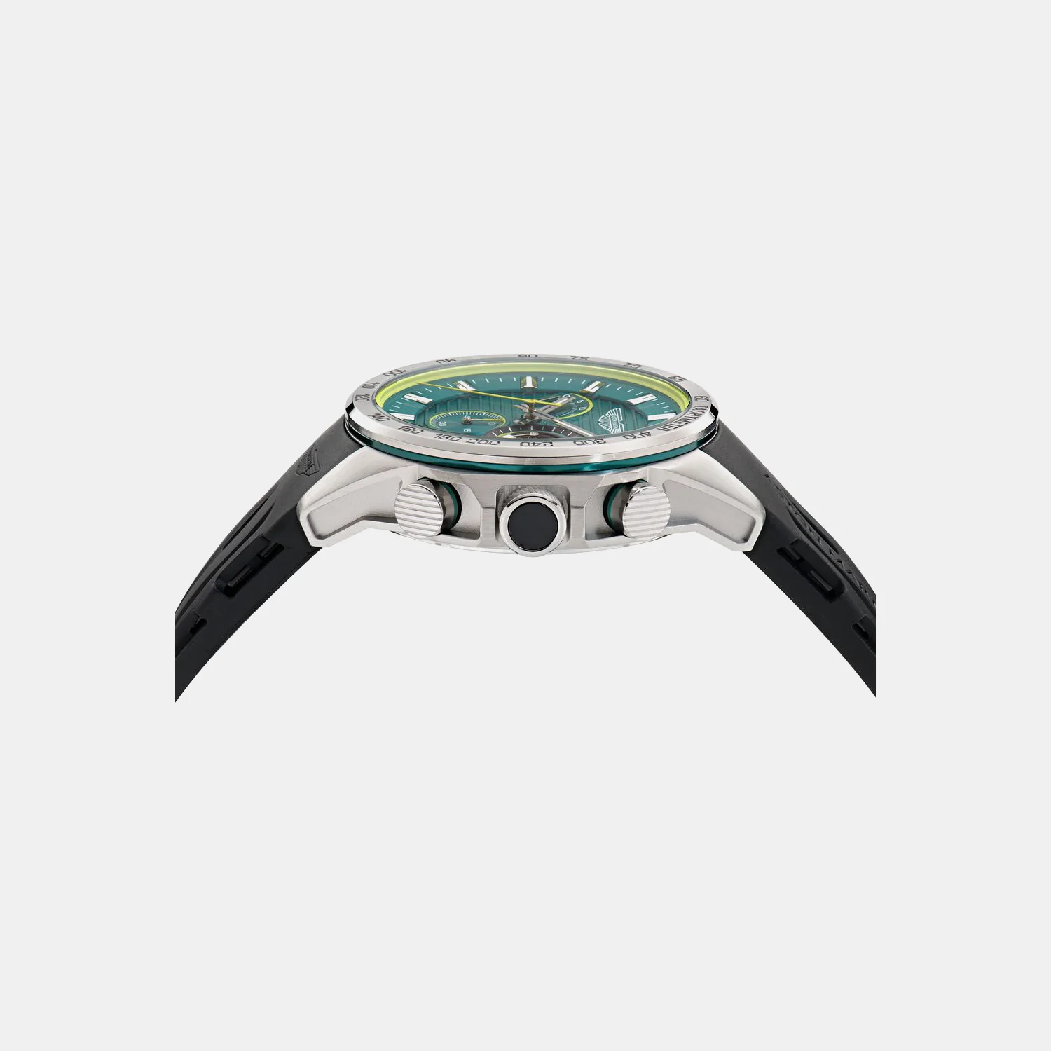 Aml Thrill Men Quartz Green Dial Chronograph Silicone Watch MTRH1F5023E - Image 2