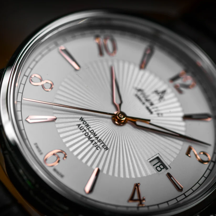 Men Automatic Silver Dial Analog Leather Watch 52759.41.25R - Image 6