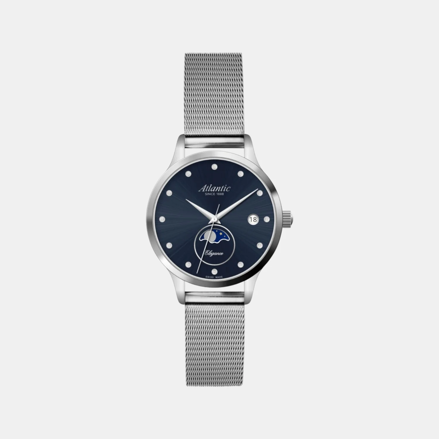 Women Quartz Blue Dial Analog Stainless Steel Watch 29040.41.57MB