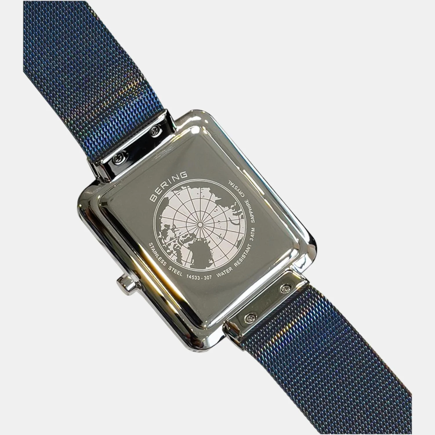 Unisex Blue Analog Stainless Steel Watch 14533-307 - Image 3