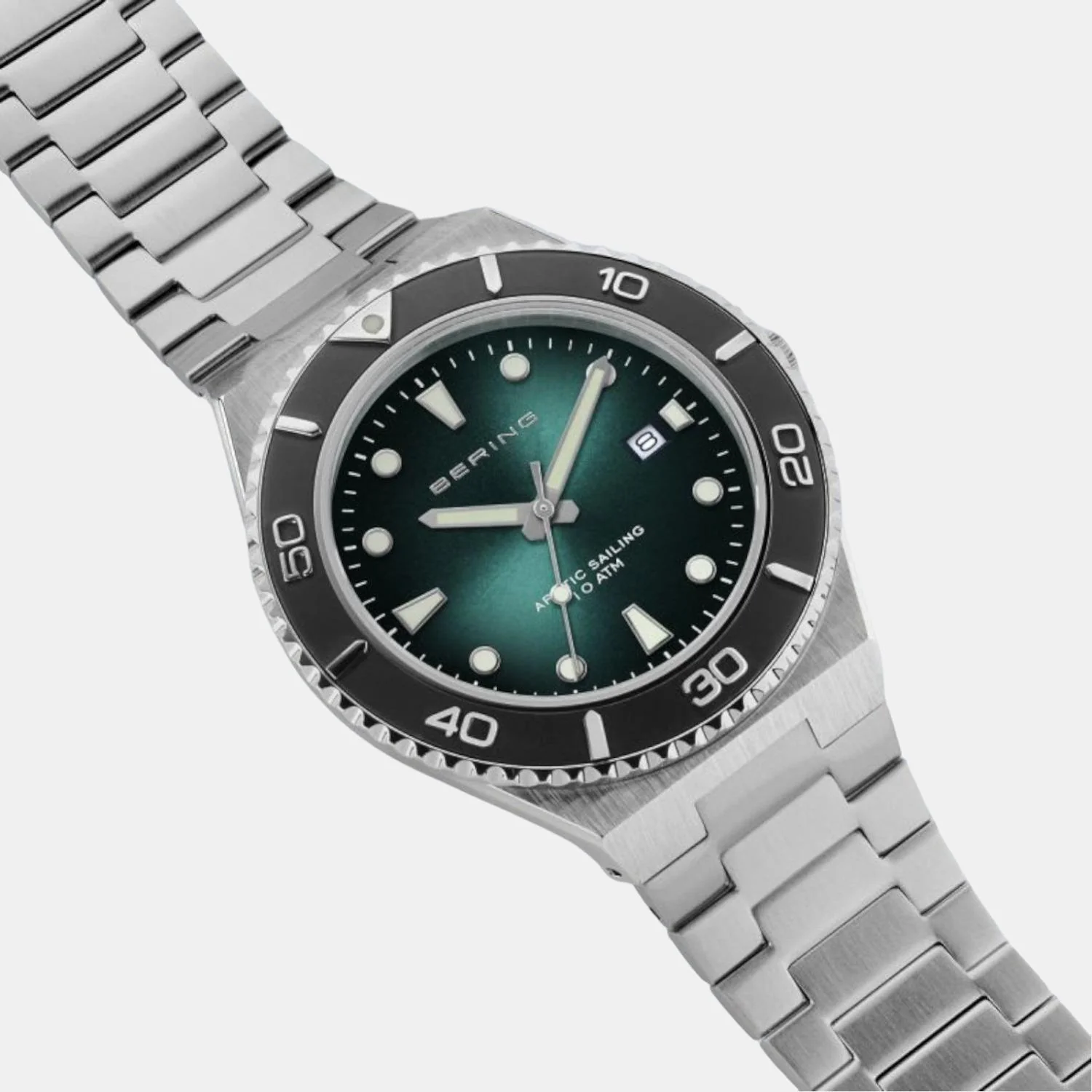 Men's Grey Analog Stainless Steel Watch 18940-708 - Image 4