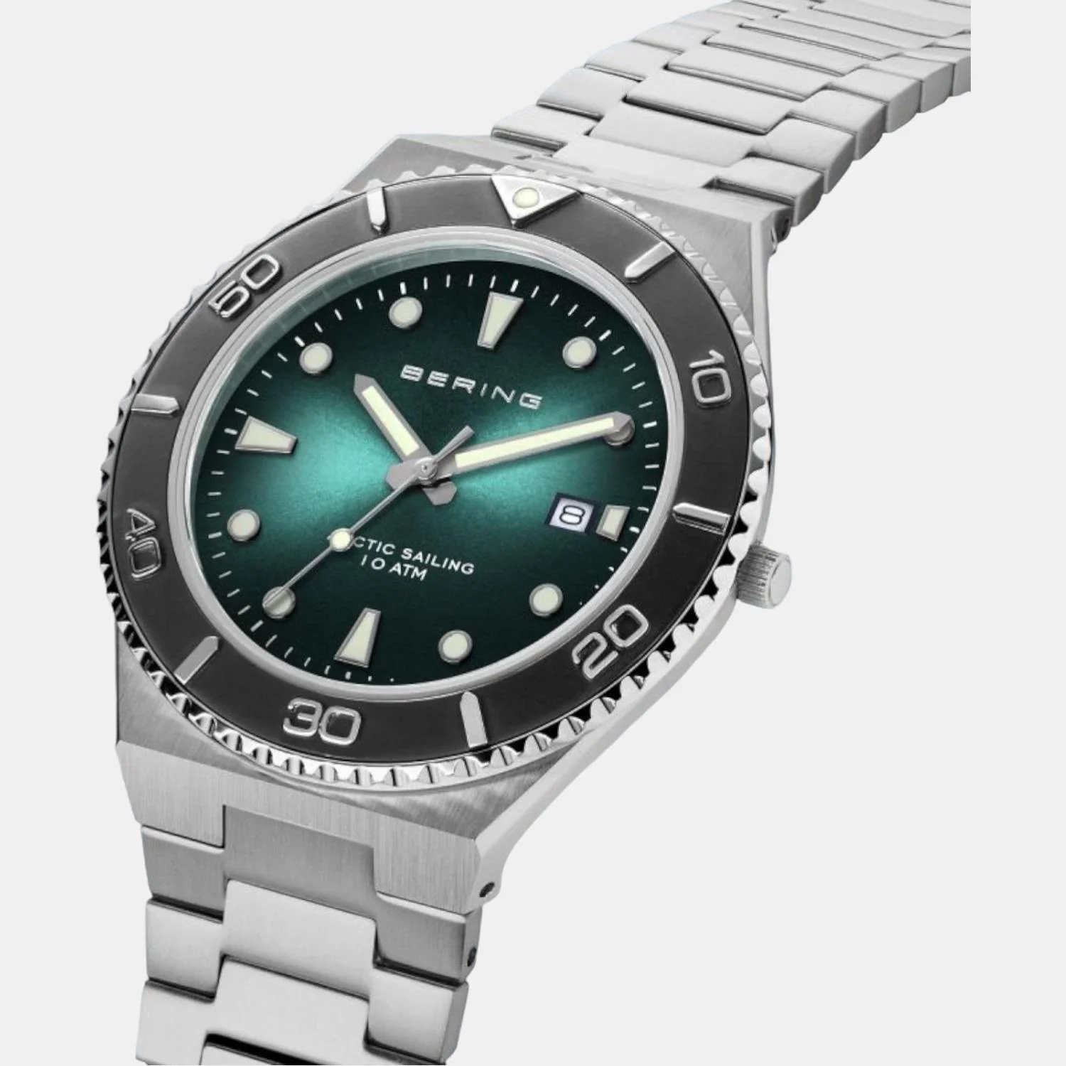Men's Grey Analog Stainless Steel Watch 18940-708 - Image 7