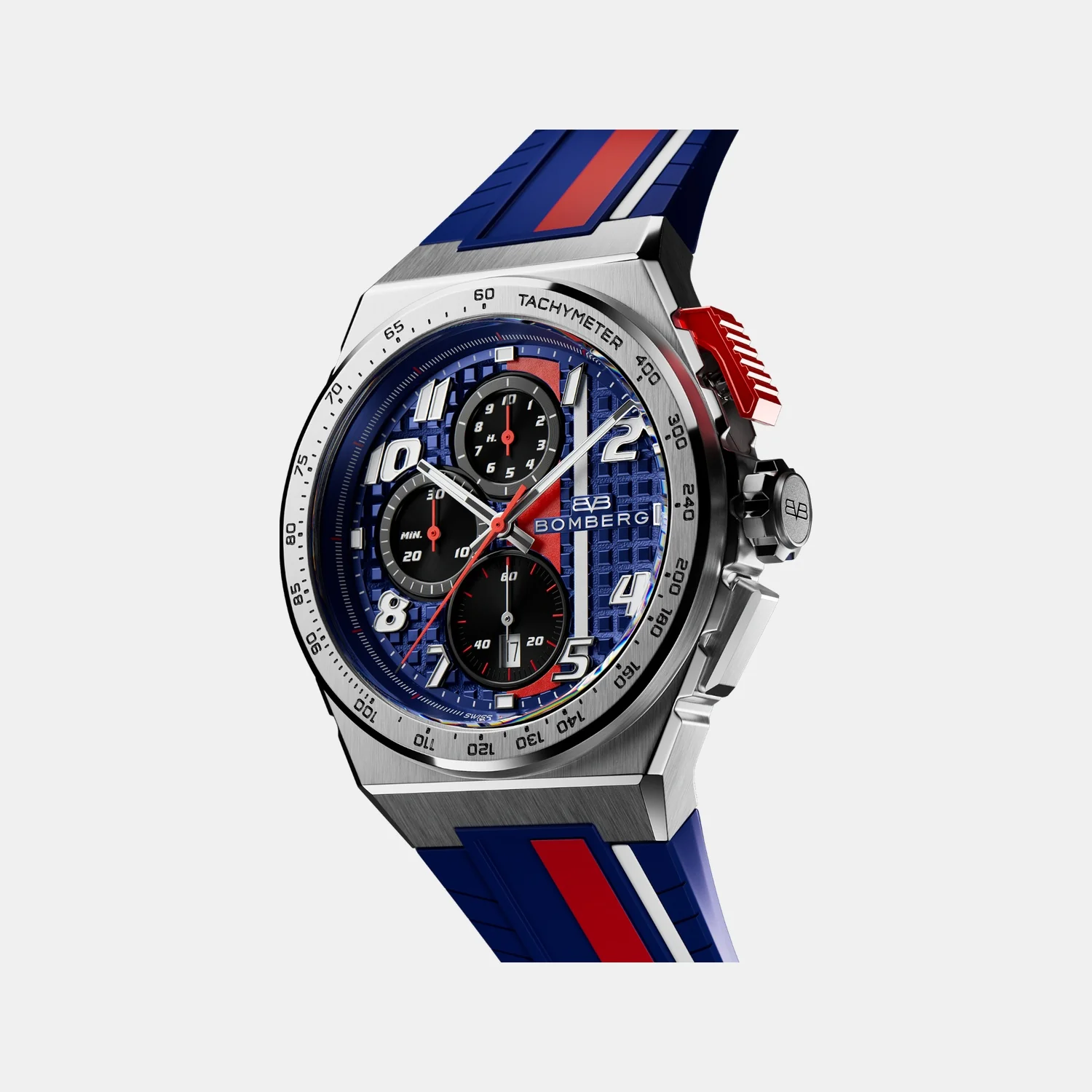 Apex Racing Men Quartz Blue Dial Chronograph Silicone Watch NT42CHSS.01-3.12 - Image 3