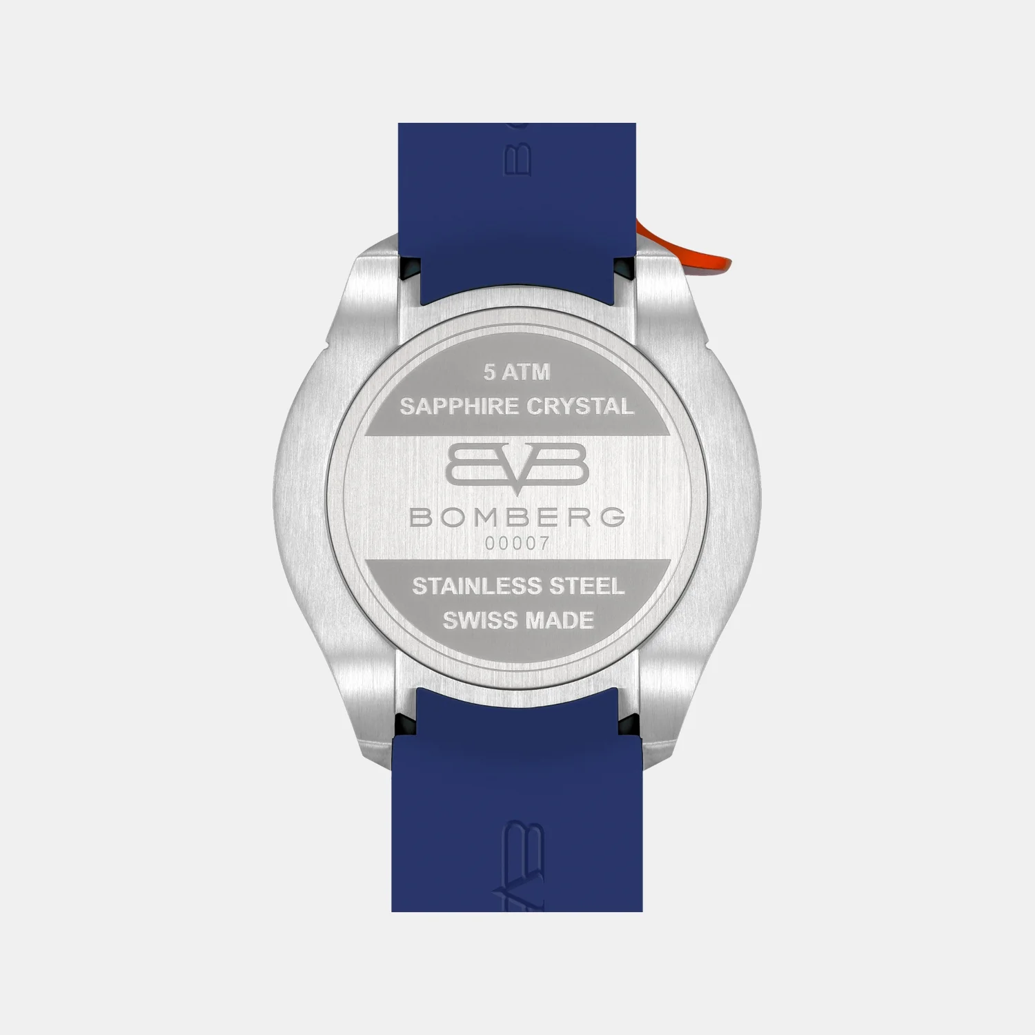 Racing Carbon Men Quartz Blue Dial Chronograph Silicone Watch BS45CHSP.059-8.2.12 - Image 4