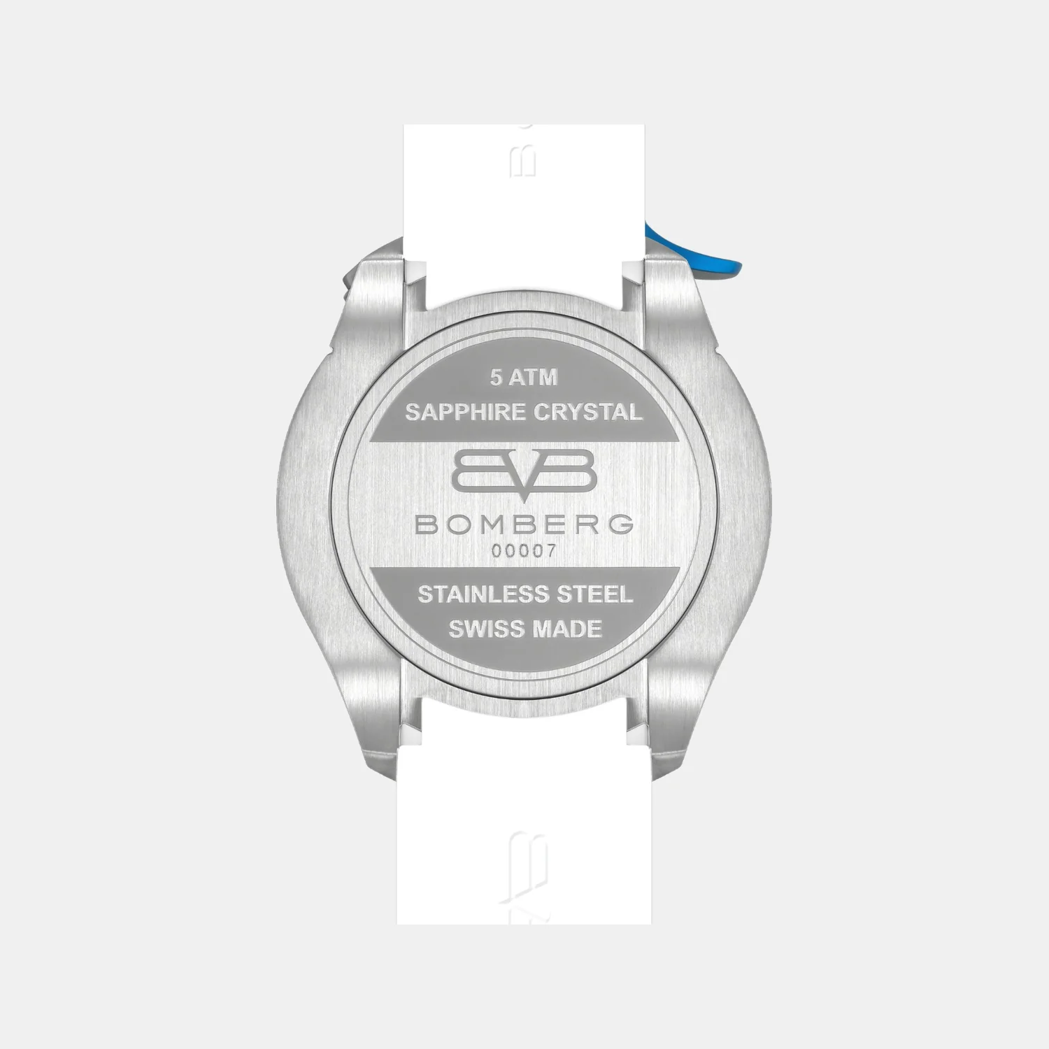 Racing Carbon Men Quartz White Dial Chronograph Silicone Watch BS45CHSP.059-20.12 - Image 4