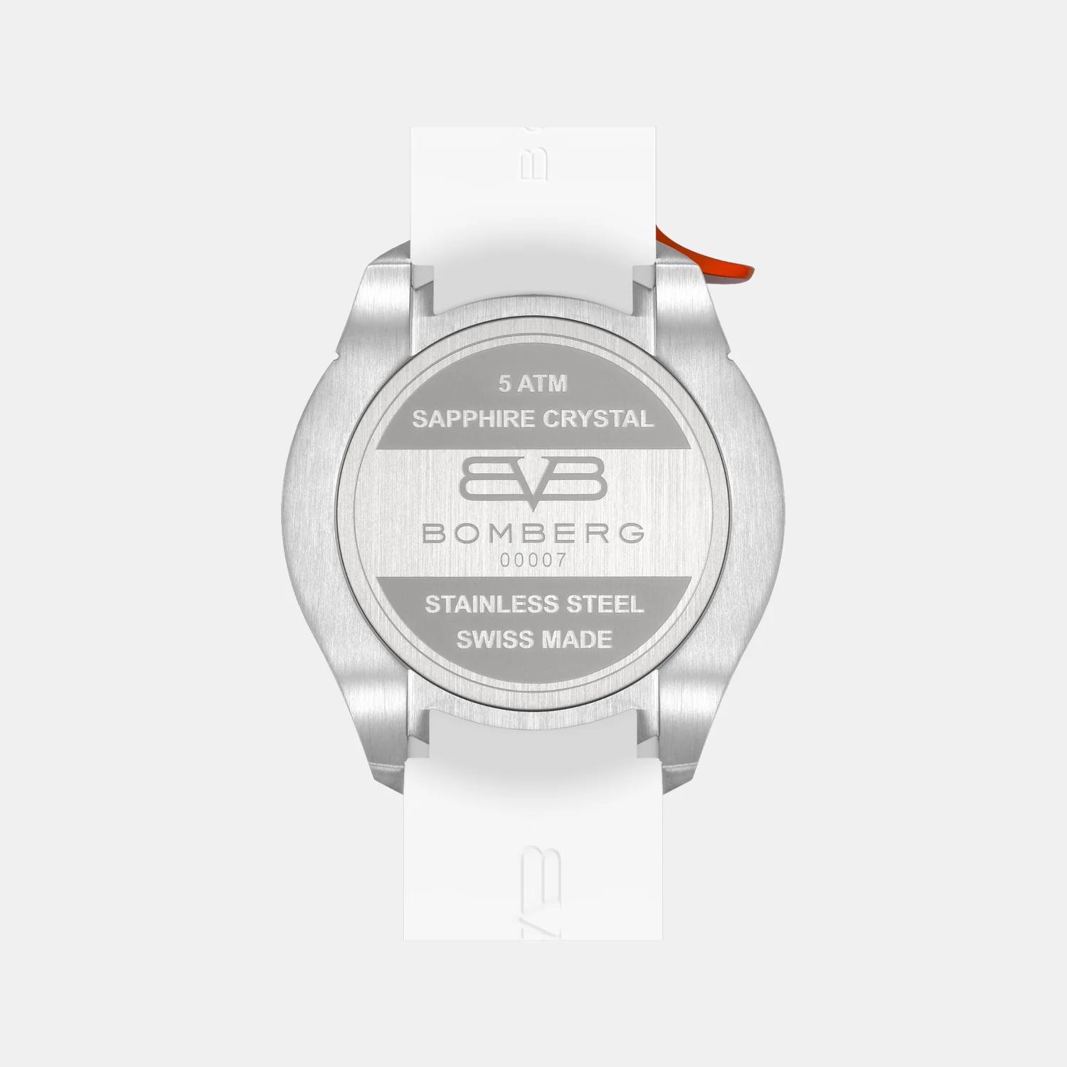Racing Carbon Men Quartz White Dial Chronograph Silicone Watch BS45CHSP.059-32.12 - Image 4