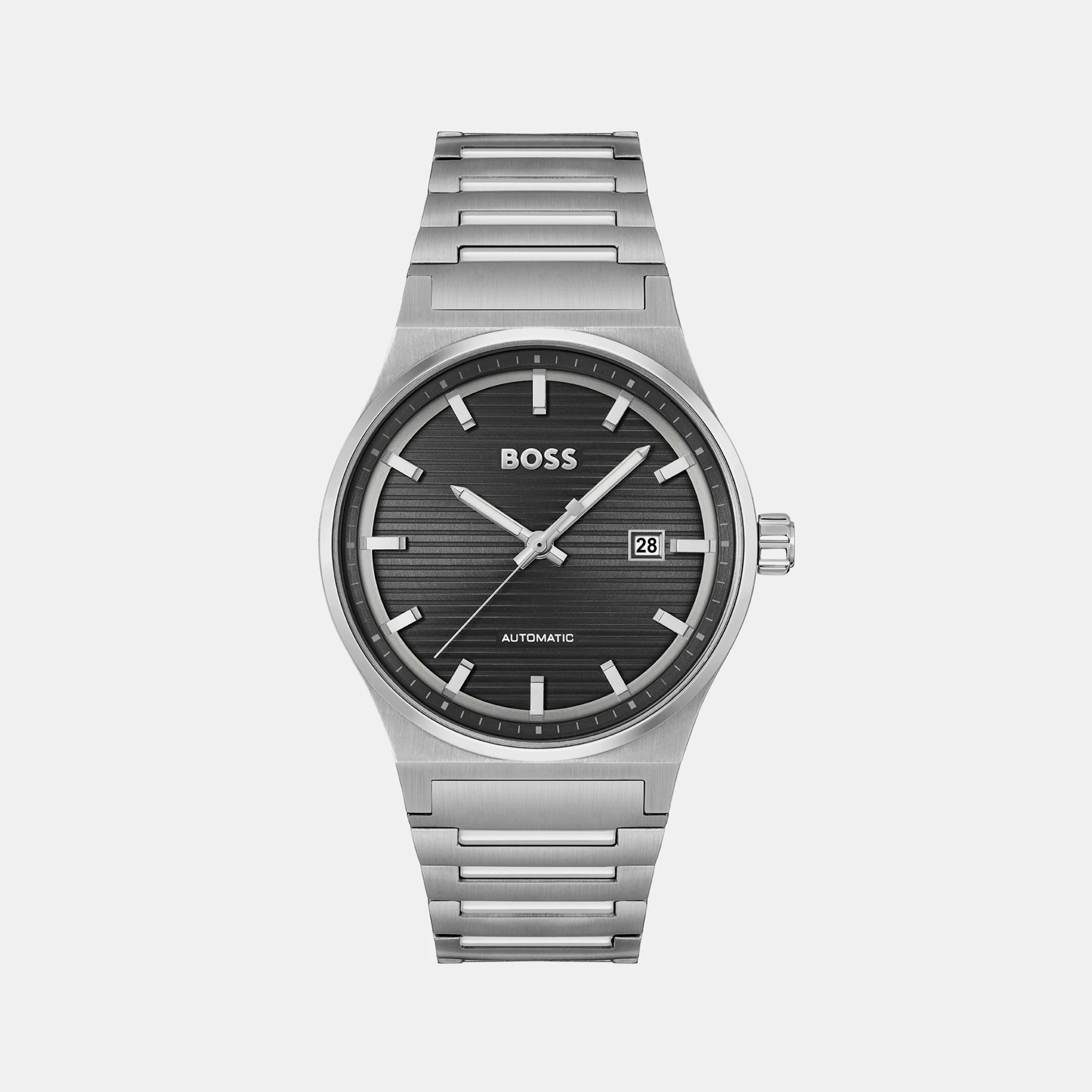 Candor Men Quartz Black Dial Analog Stainless Steel Watch 1514117 - Image 2