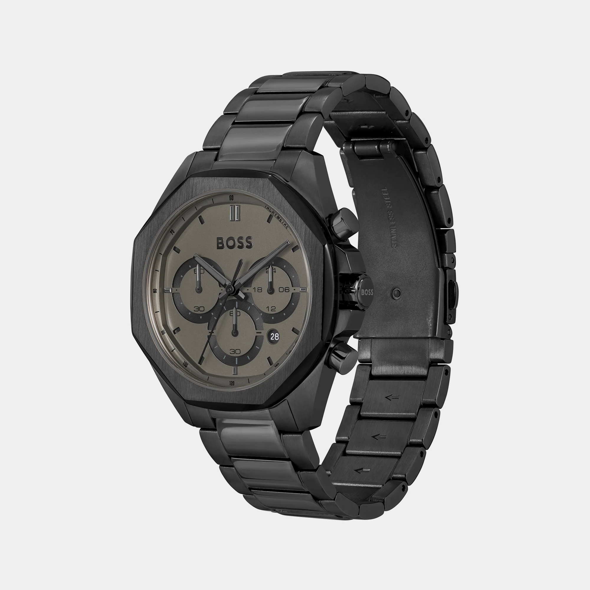 Cloud Men Quartz Grey Dial Chronograph Stainless Steel Watch 1514016 - Image 4