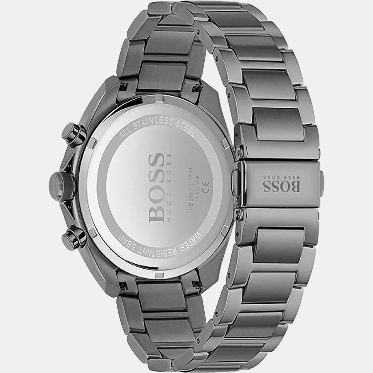 Distinct Men Quartz Grey Dial Chronograph Stainless Steel Watch 1513858 - Image 3