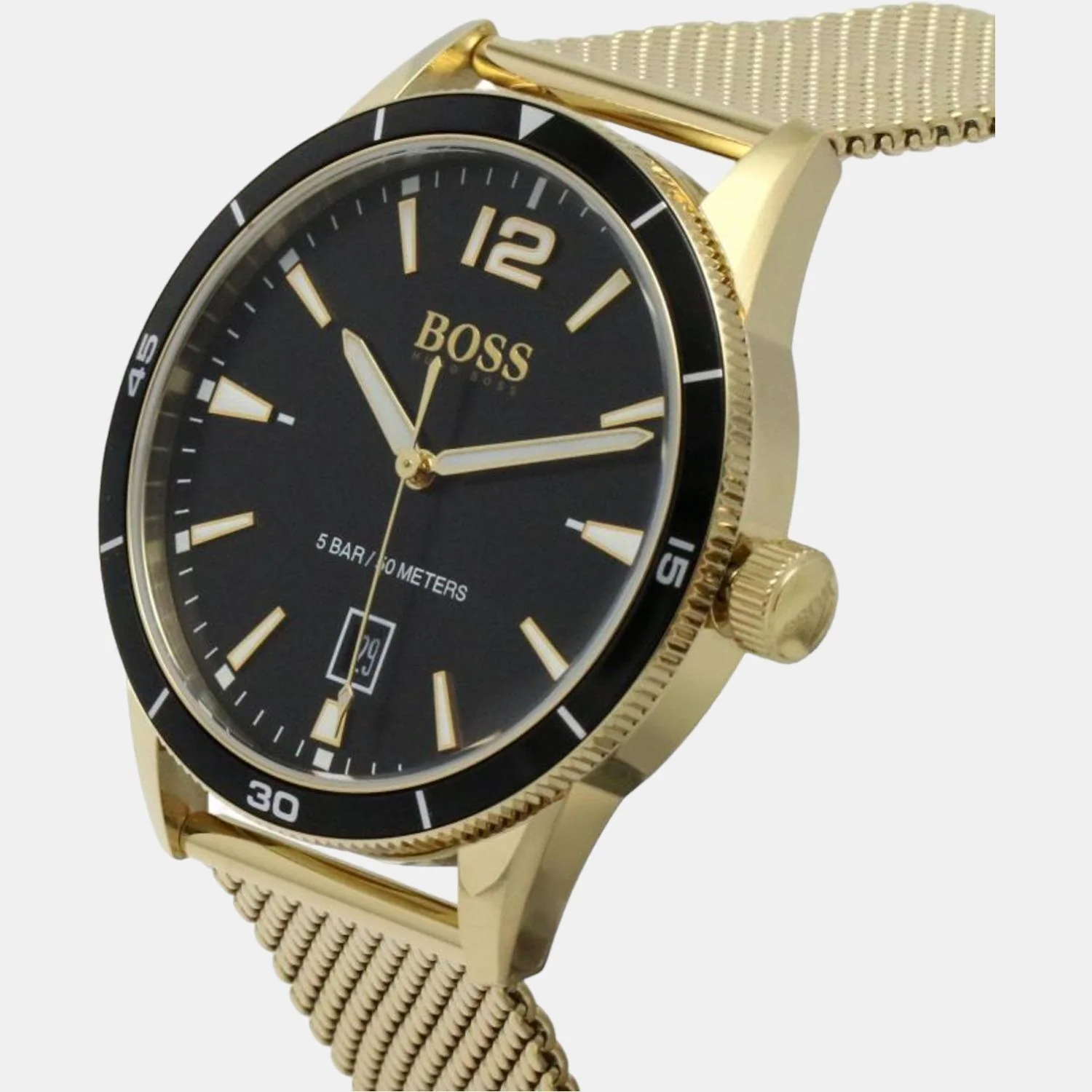 Drifter Men Quartz Black Dial Analog Stainless Steel Watch 1513901 - Image 4