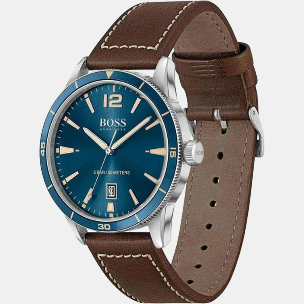 Drifter Men Quartz Blue Dial Analog Leather Watch 1513899 - Image 2