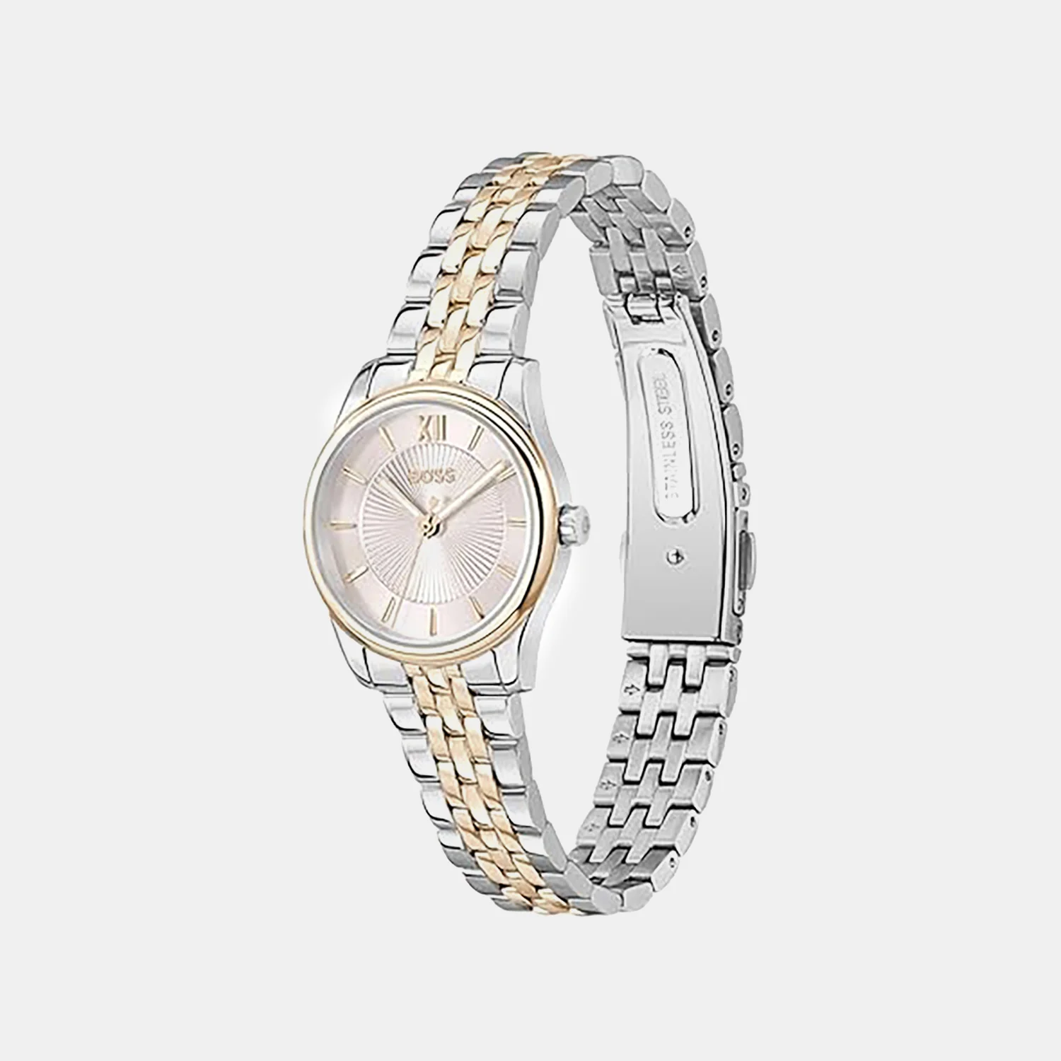 Graceful Mina Women Quartz Blush Dial Analog Stainless Steel Watch 1502842 - Image 2