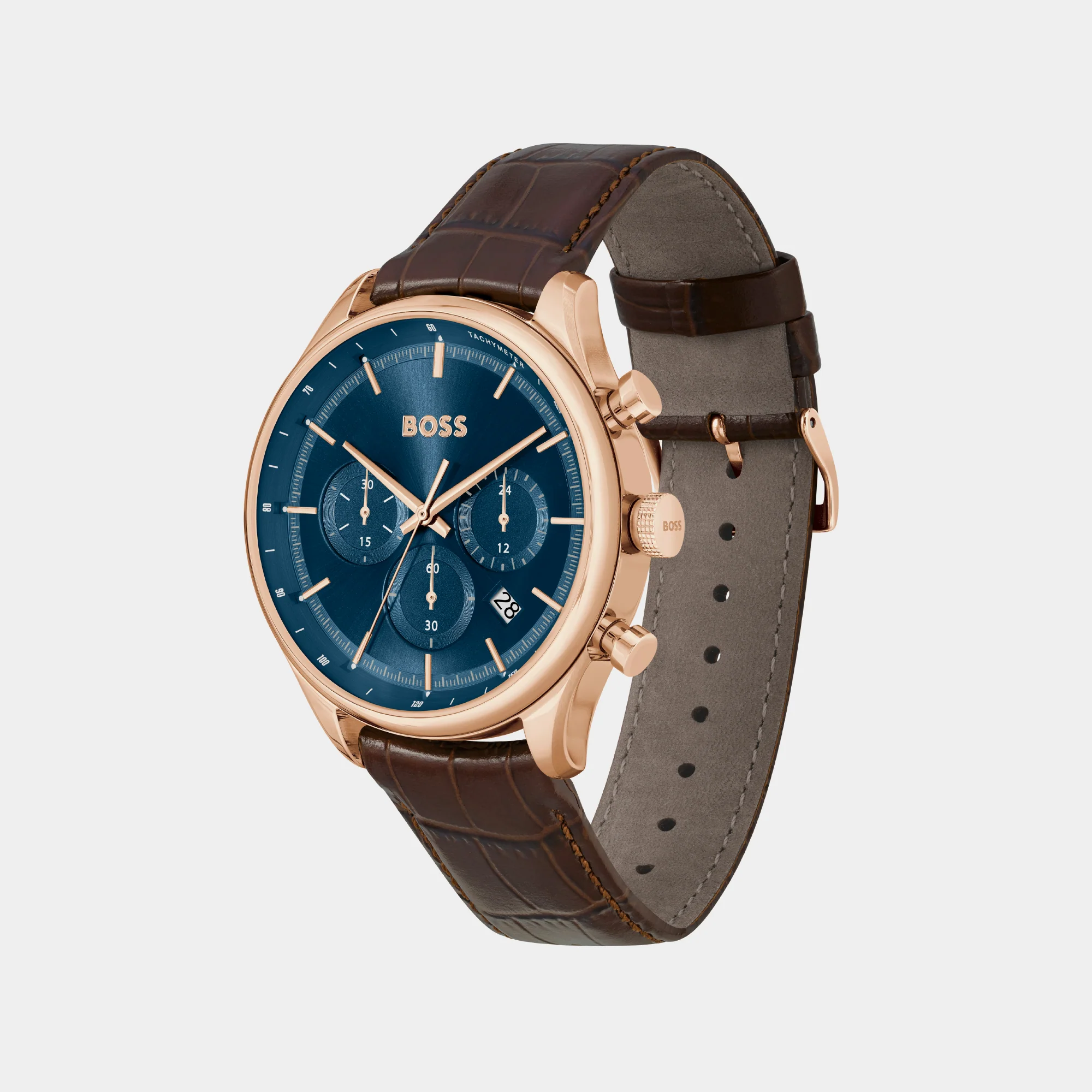 Gregor Men Quartz Blue Dial Analog Leather Watch 1514050 - Image 4