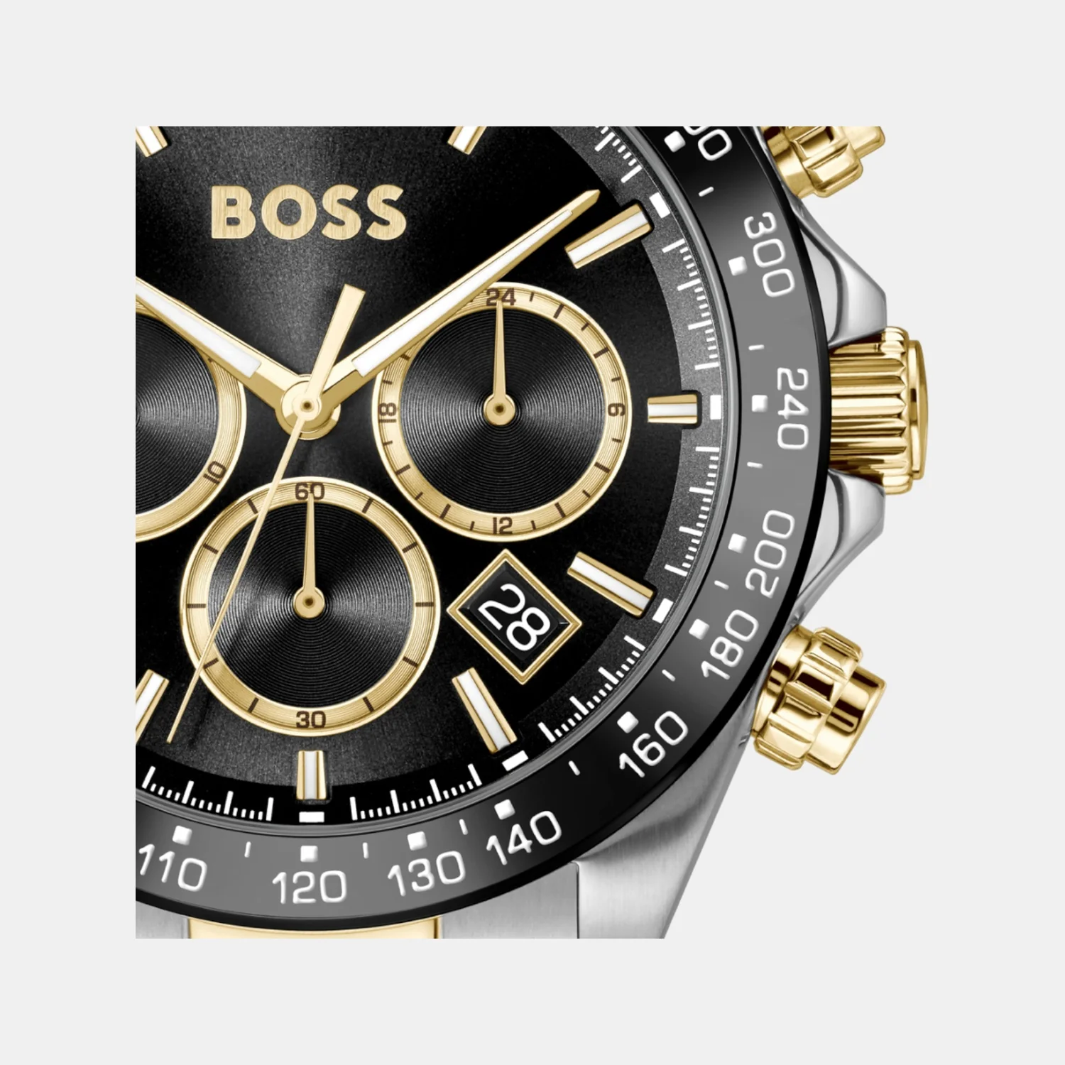 Hero 2.0 Men Quartz Black Dial Chronograph Stainless Steel Watch 1514269 - Image 5