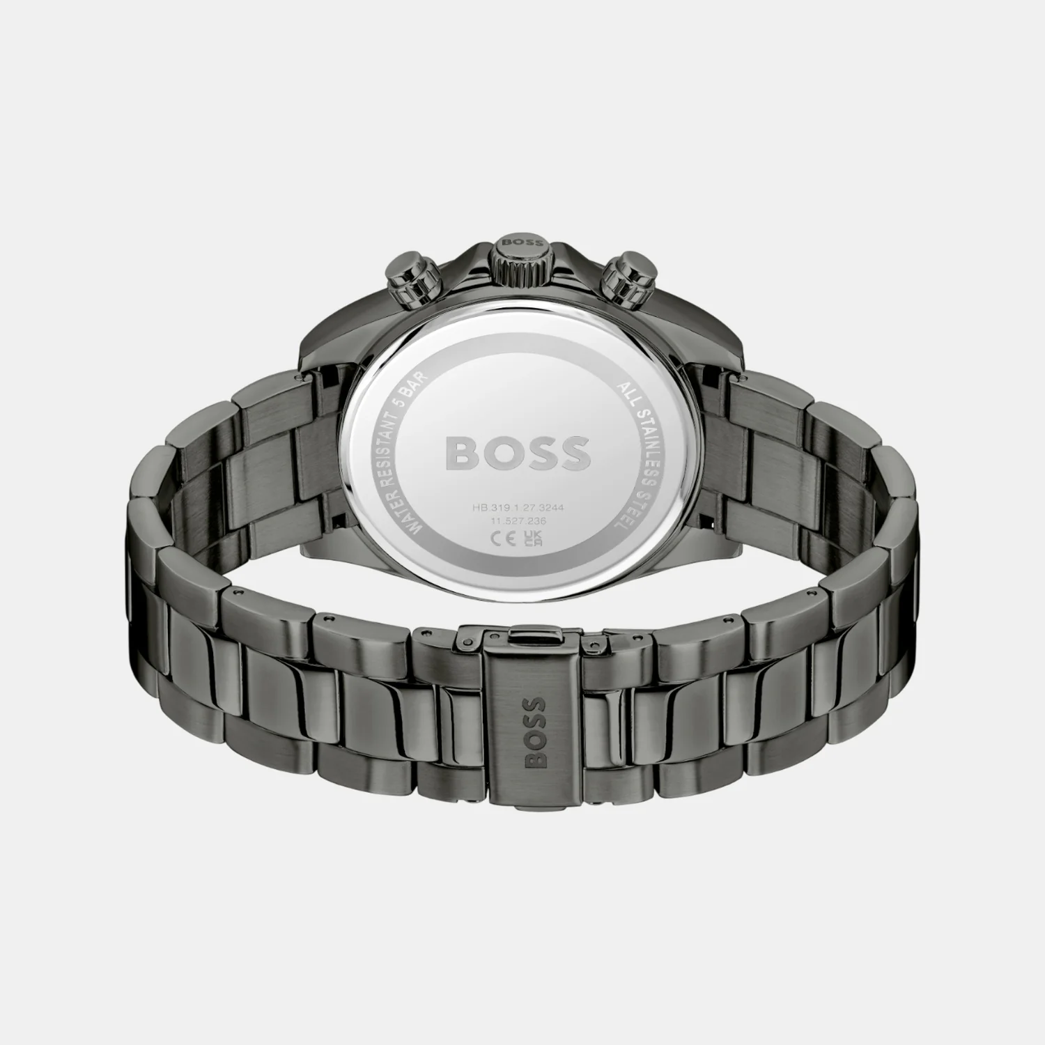 Hero 2.0 Men Quartz Grey Dial Chronograph Stainless Steel Watch 1514299 - Image 4