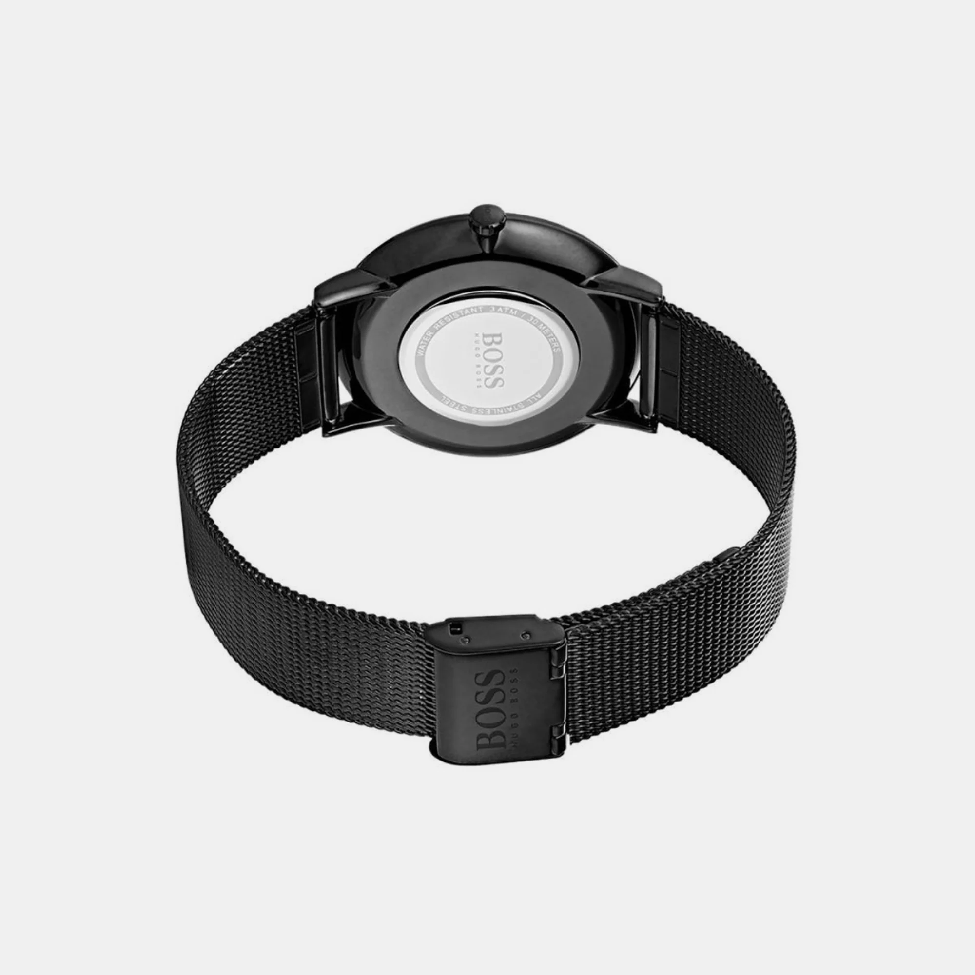 Horizon Men Quartz Black Dial Analog Mesh Watch 1513542 - Image 2
